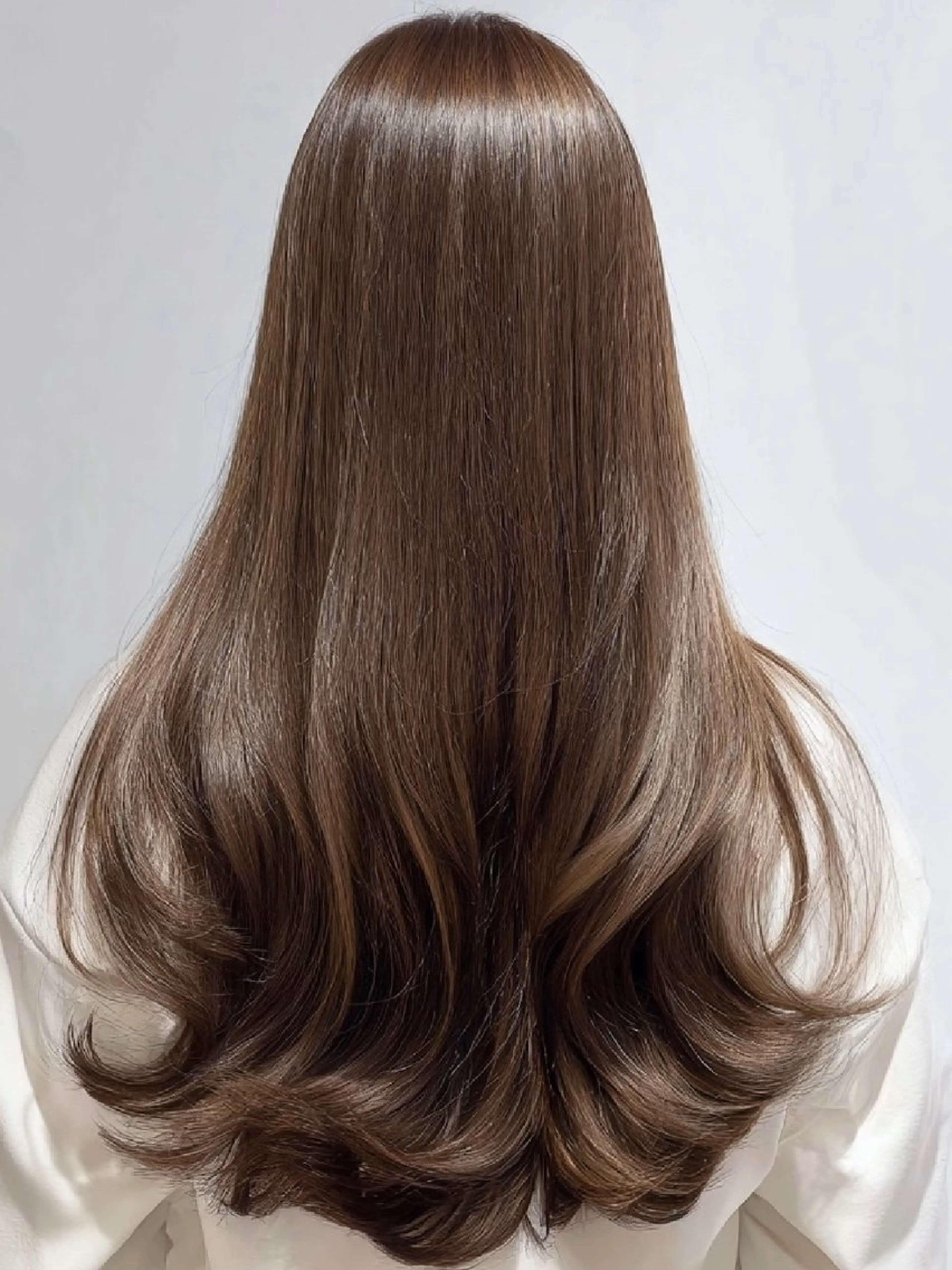 ロング パーマ 🫧透明感&暖色系 color/沙綾🧸のヘアスタイル