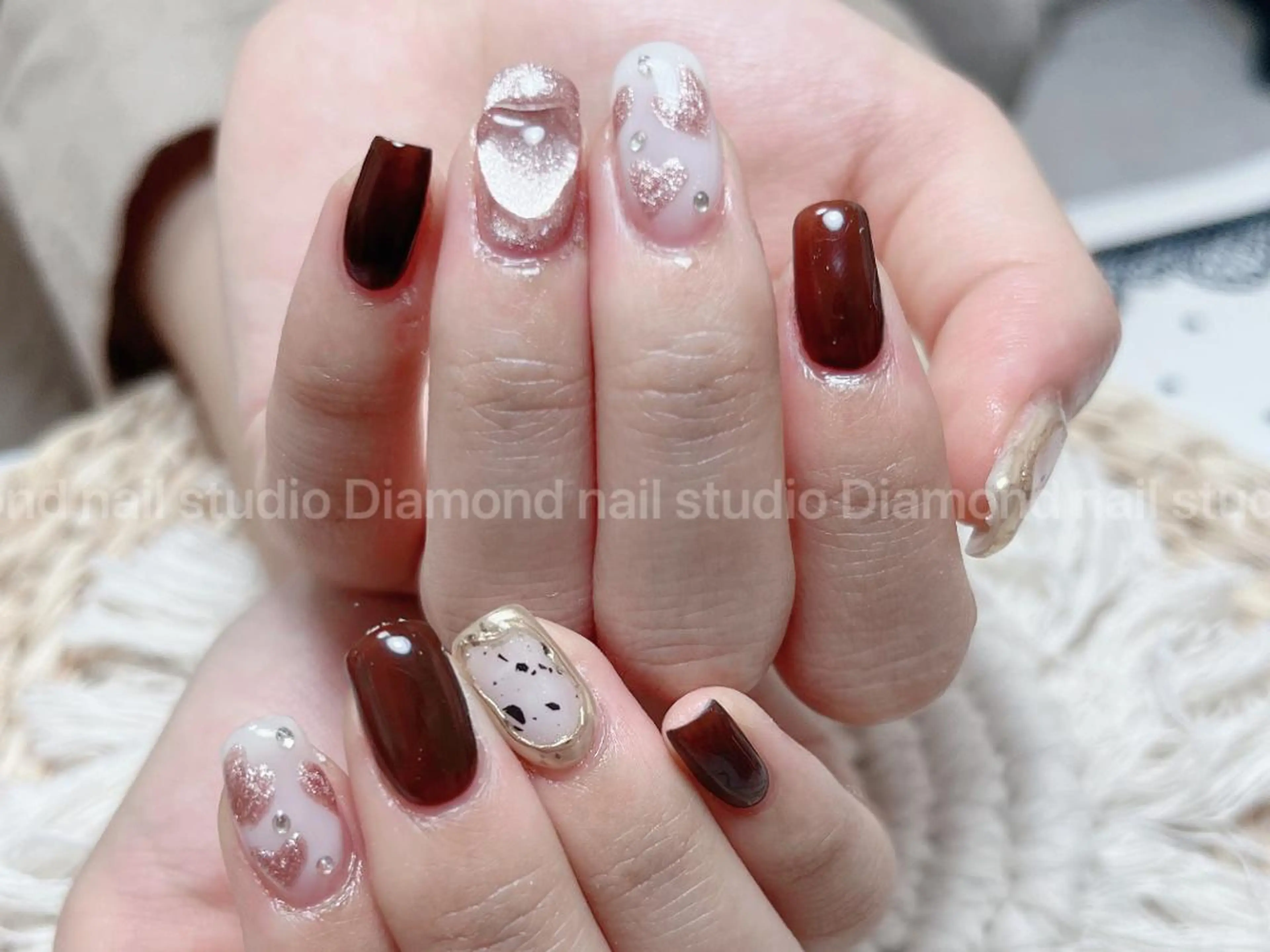 ネイル 持ち込み ハンドネイル Diamond NAIL✨のネイルデザイン