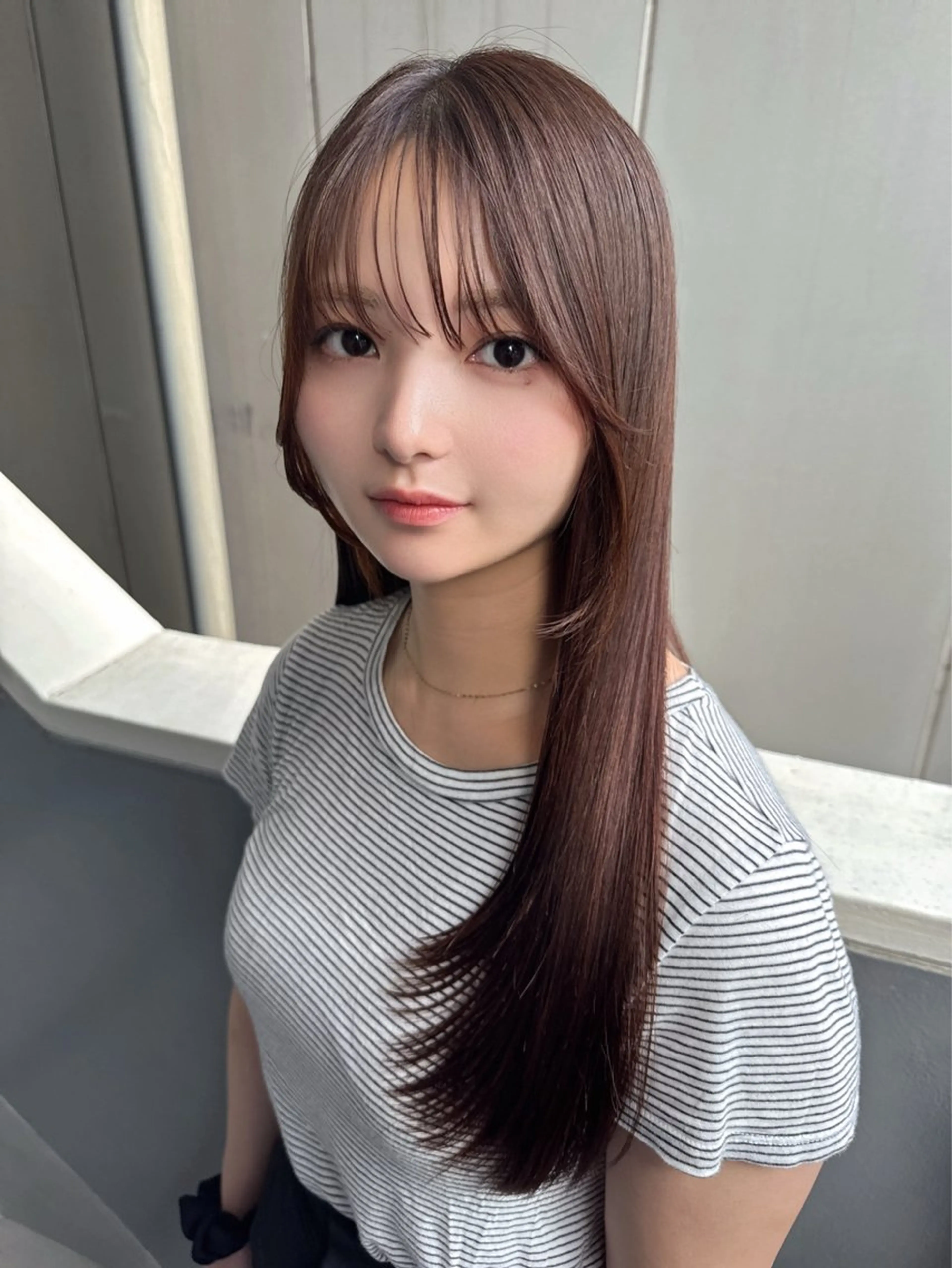 ロング カラー カット ヘアカラー 髪質改善✨艶髪✨ レイヤーカット 田畑のヘアスタイル