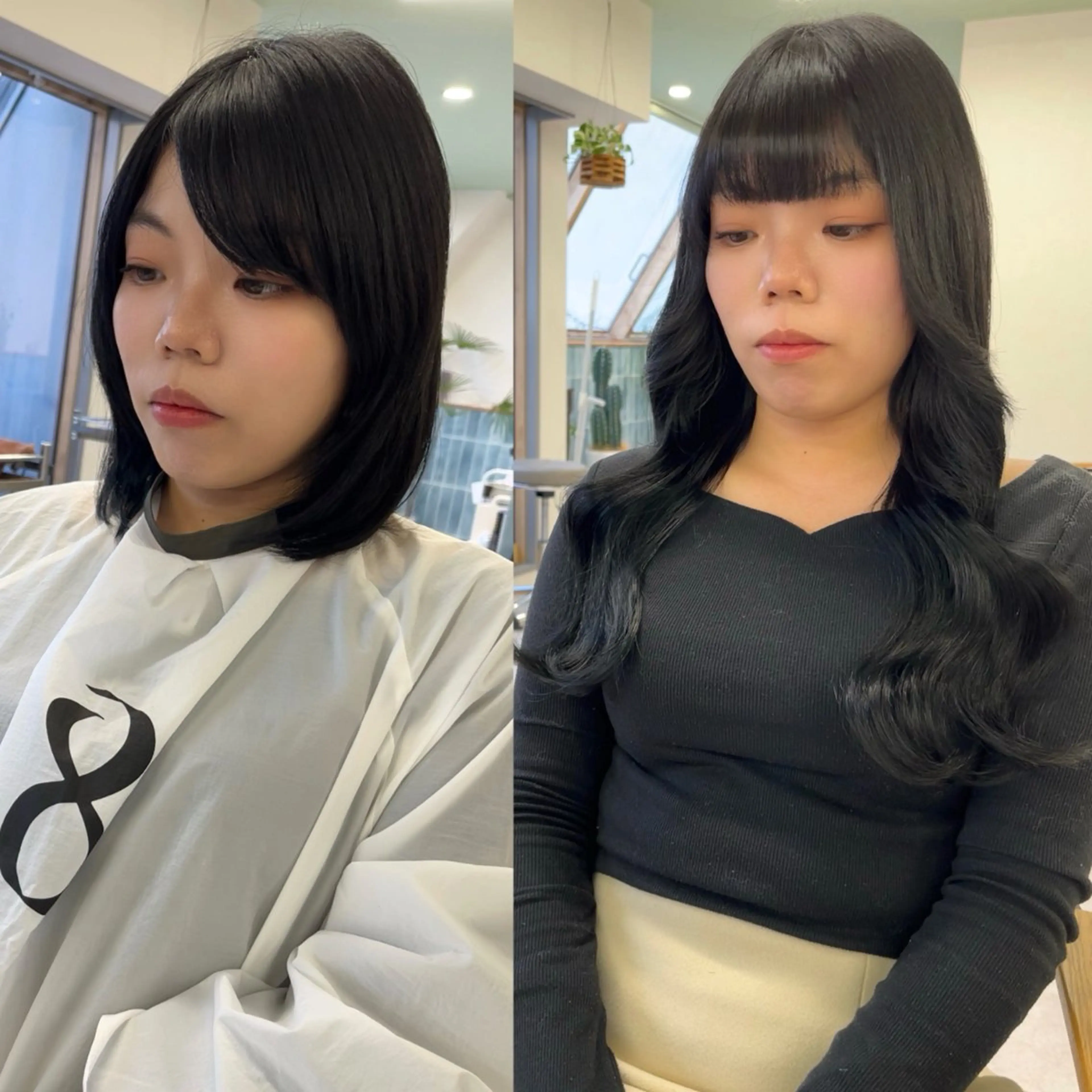 ロング カット エクステ MOE🐈‍⬛🎀 エクステ/ワンホンのヘアスタイル