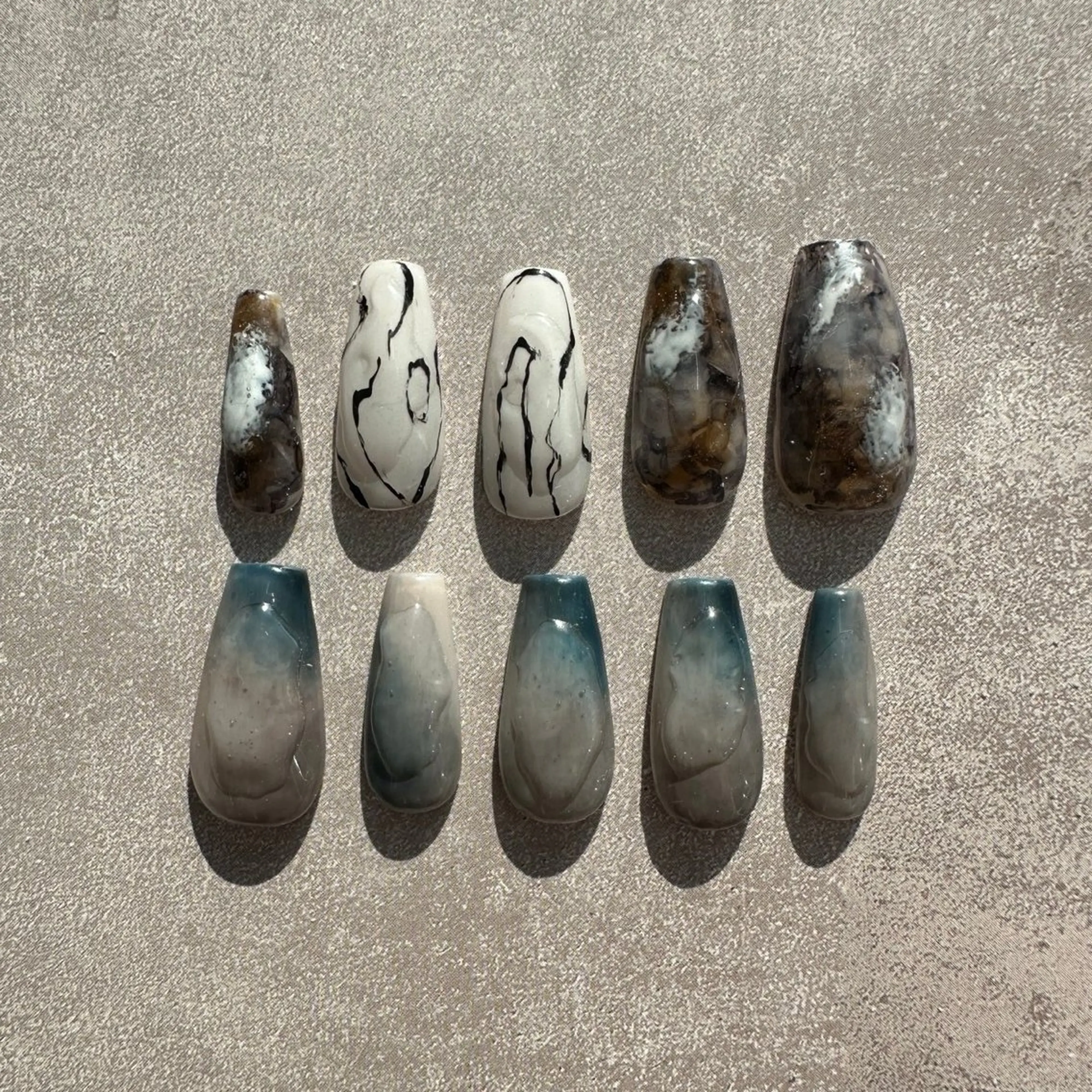 ネイル ⭐︎休業中の練習⭐︎ JNA認定講師髙橋のネイルデザイン