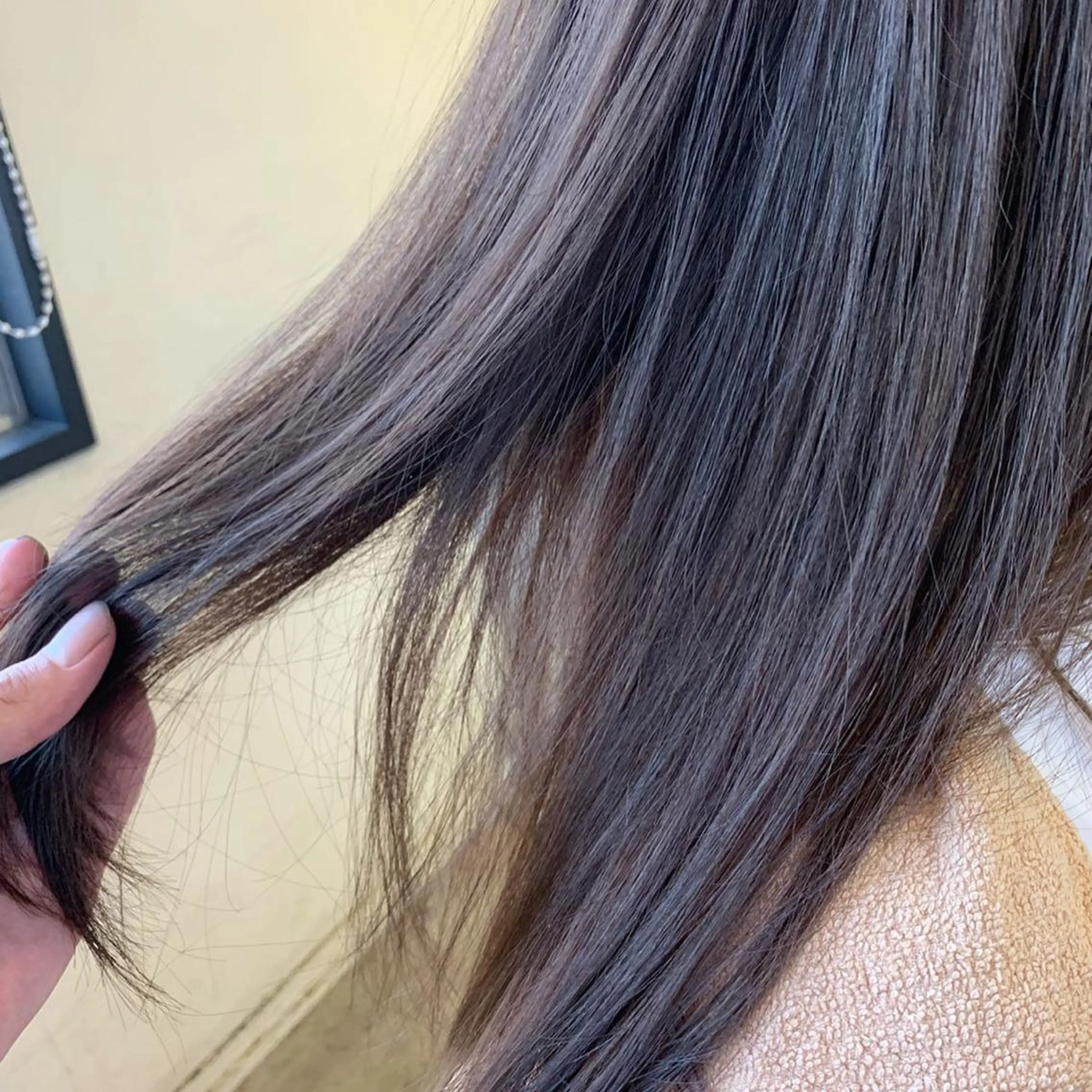 ロング カラー SAKURA 原宿所属・なかの たくみのヘアスタイル