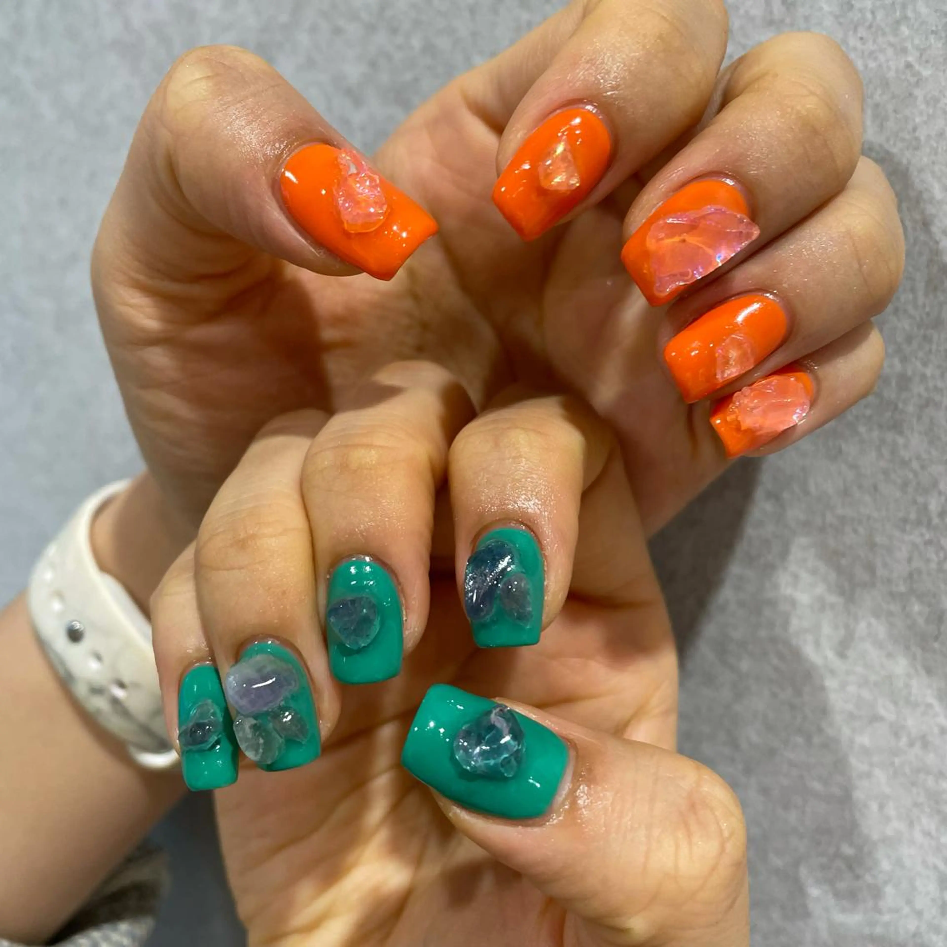 ネイル ハンドネイル amiLe 🎀yuunaのネイルデザイン