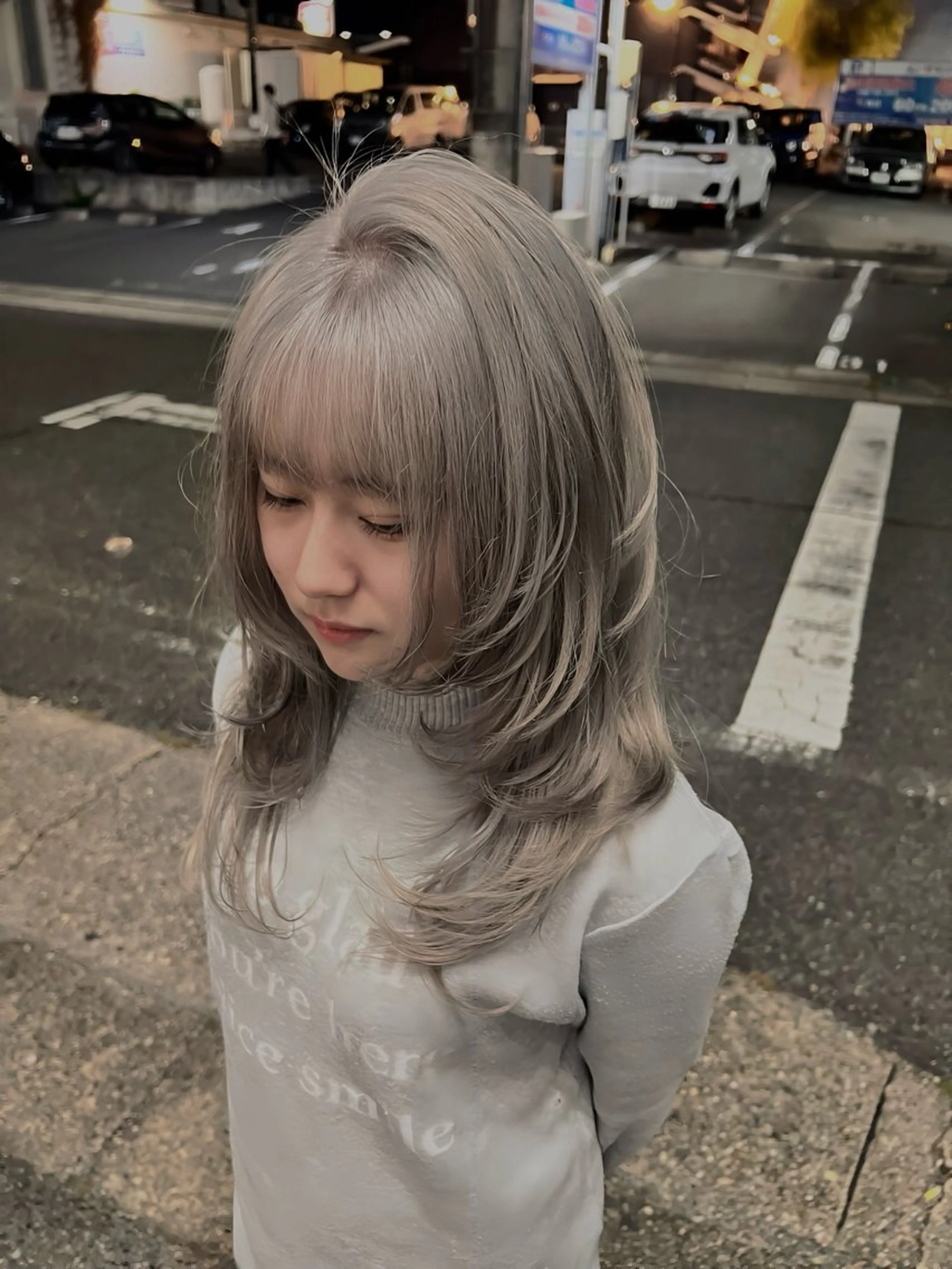 ミディアム 今が1番似合う自分に /志音のヘアスタイル