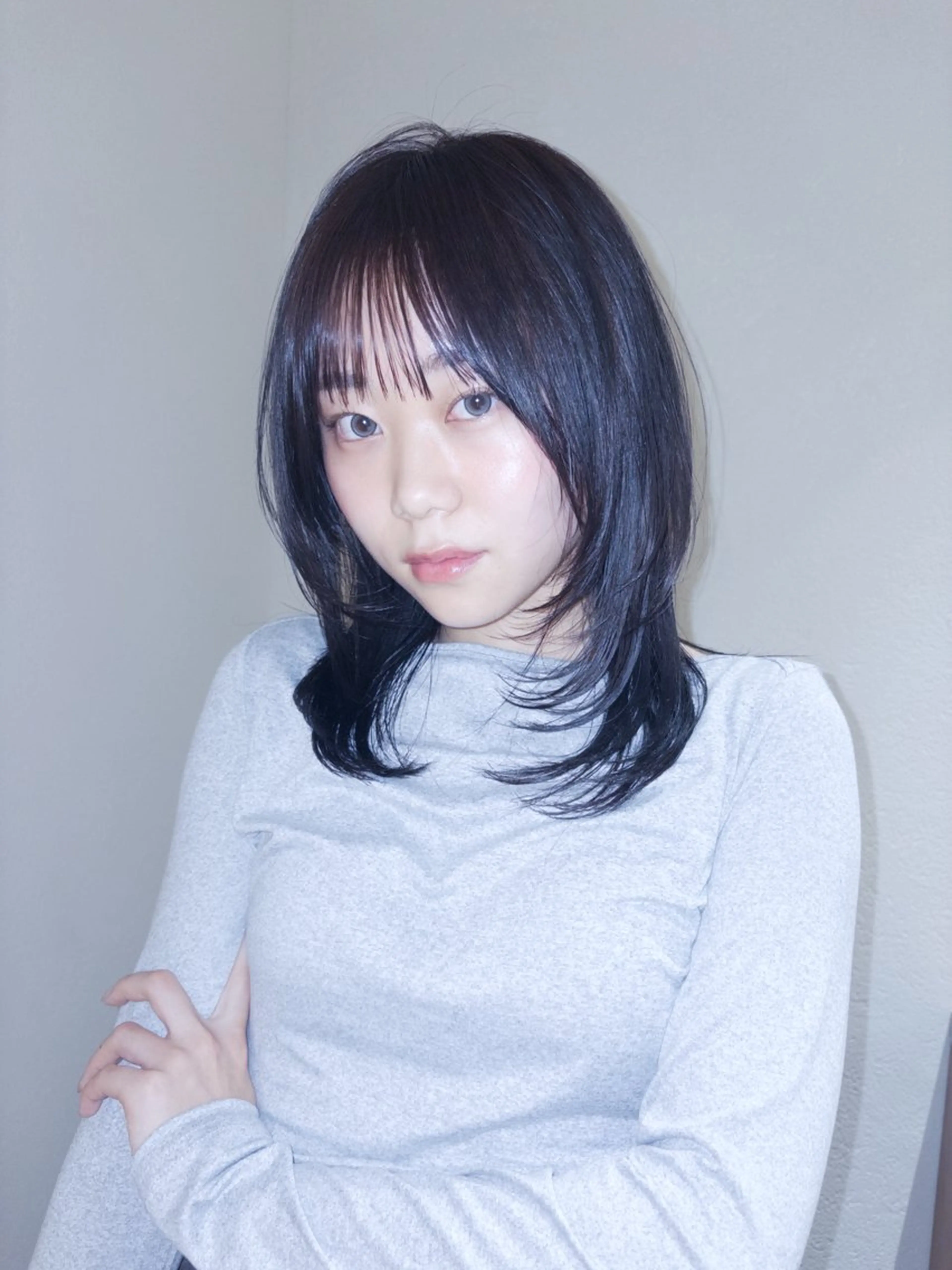 ミディアム カラー ヘアカラー yiye青山店所属・yiye shioriのヘアスタイル