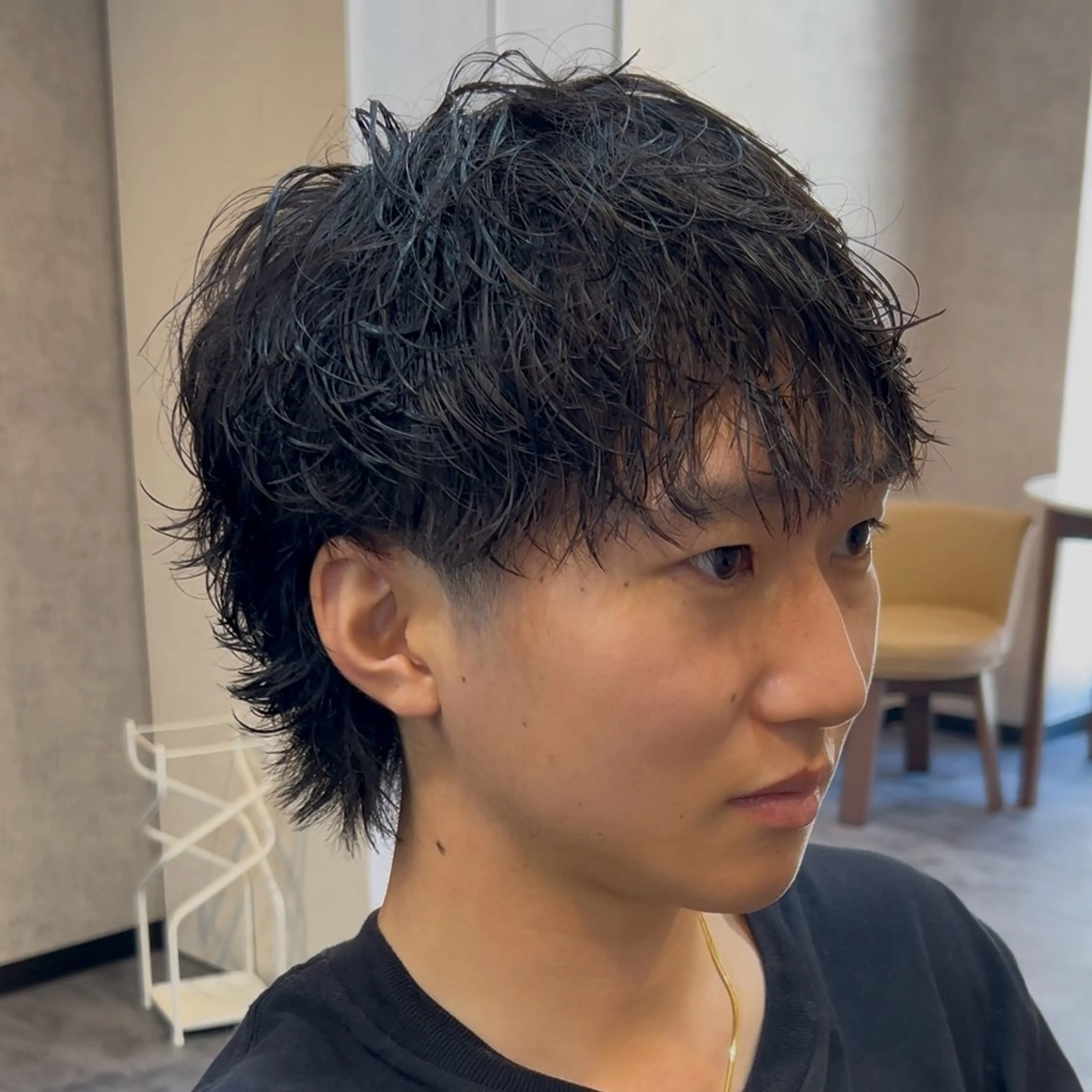 パーマ メンズ フェザーパーマ メンズパーマ 波巻きパーマ カット パーマ yori所属・メンズパーマ/メンズ カット/たばたよしきのヘアスタイル