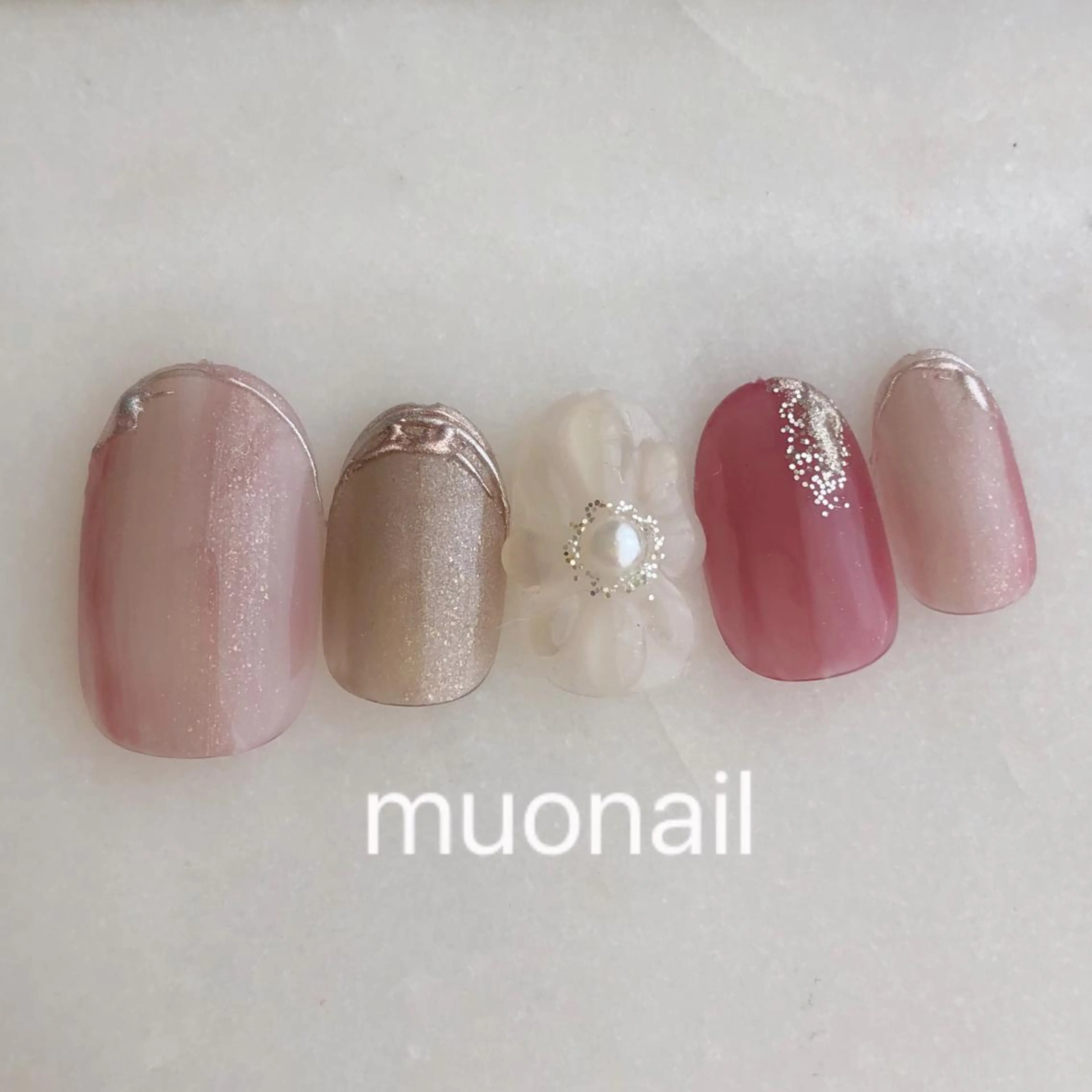 ネイル フラワーネイル ぷっくりネイル Sand by muoのネイルデザイン