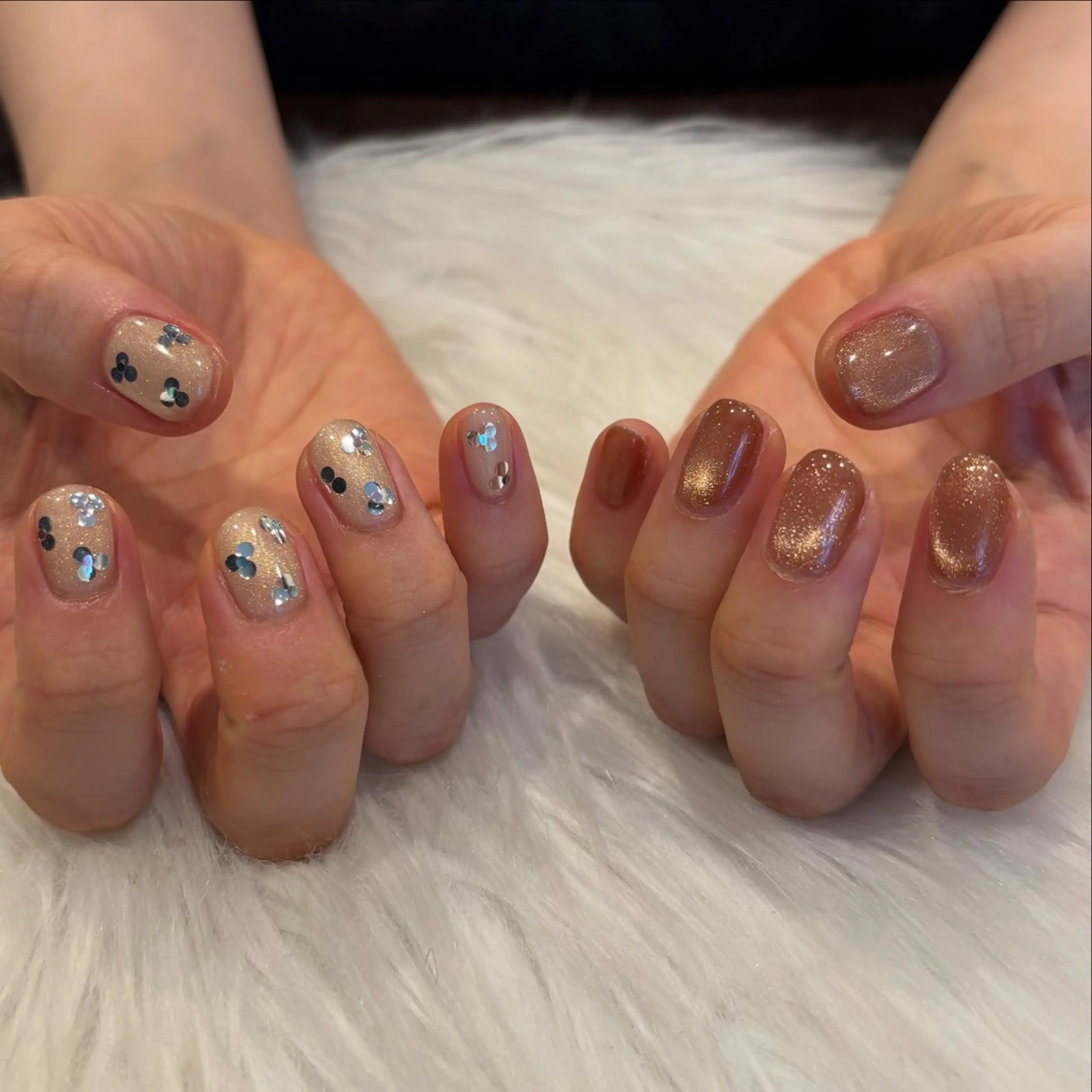 ネイル マグネットネイル ハンドネイル Nobody_ Reikaのネイルデザイン