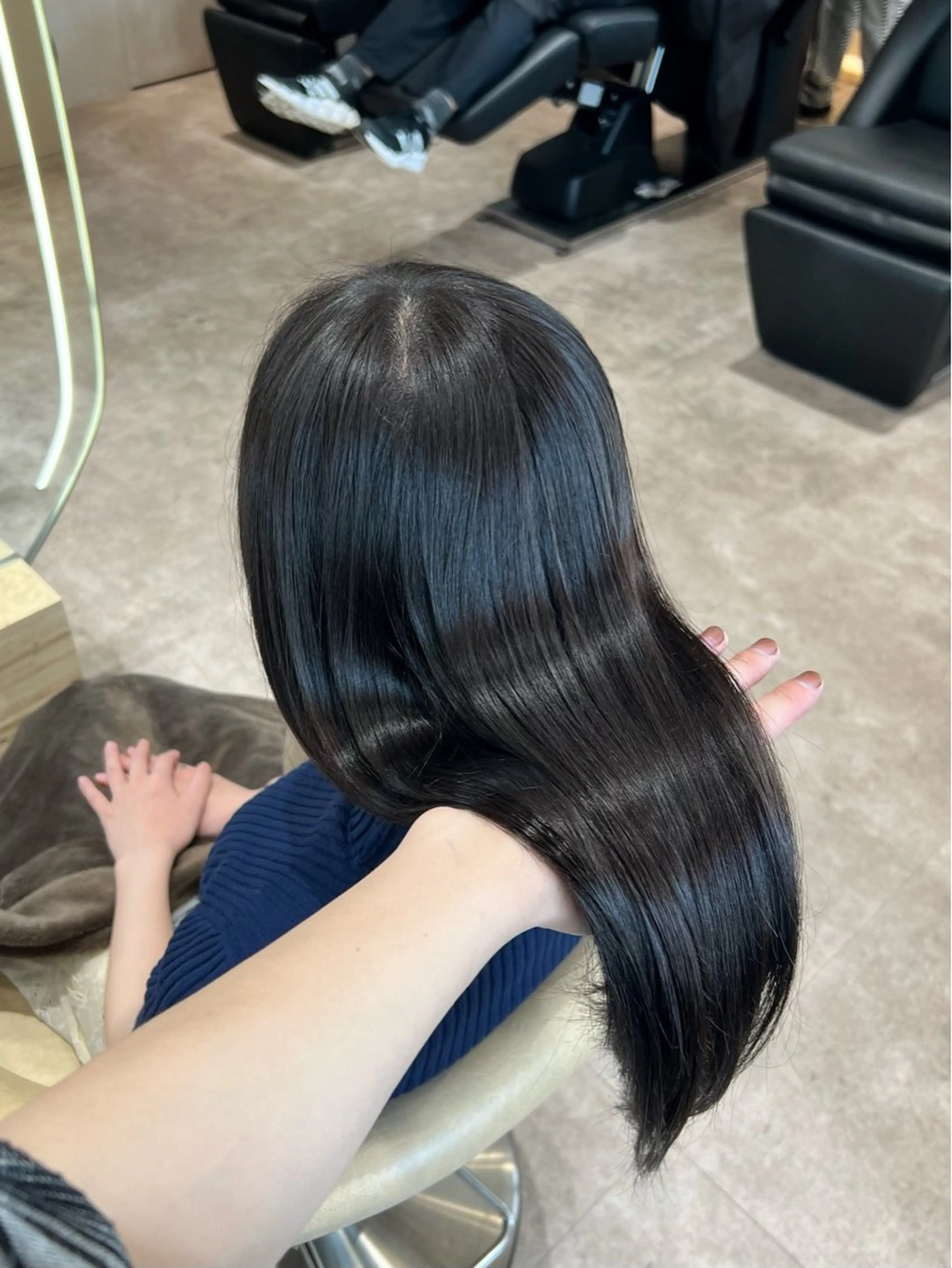 ミディアム カラー ✨髪質改善 縮毛矯正 艶髪 立川 コウキ✨のヘアスタイル