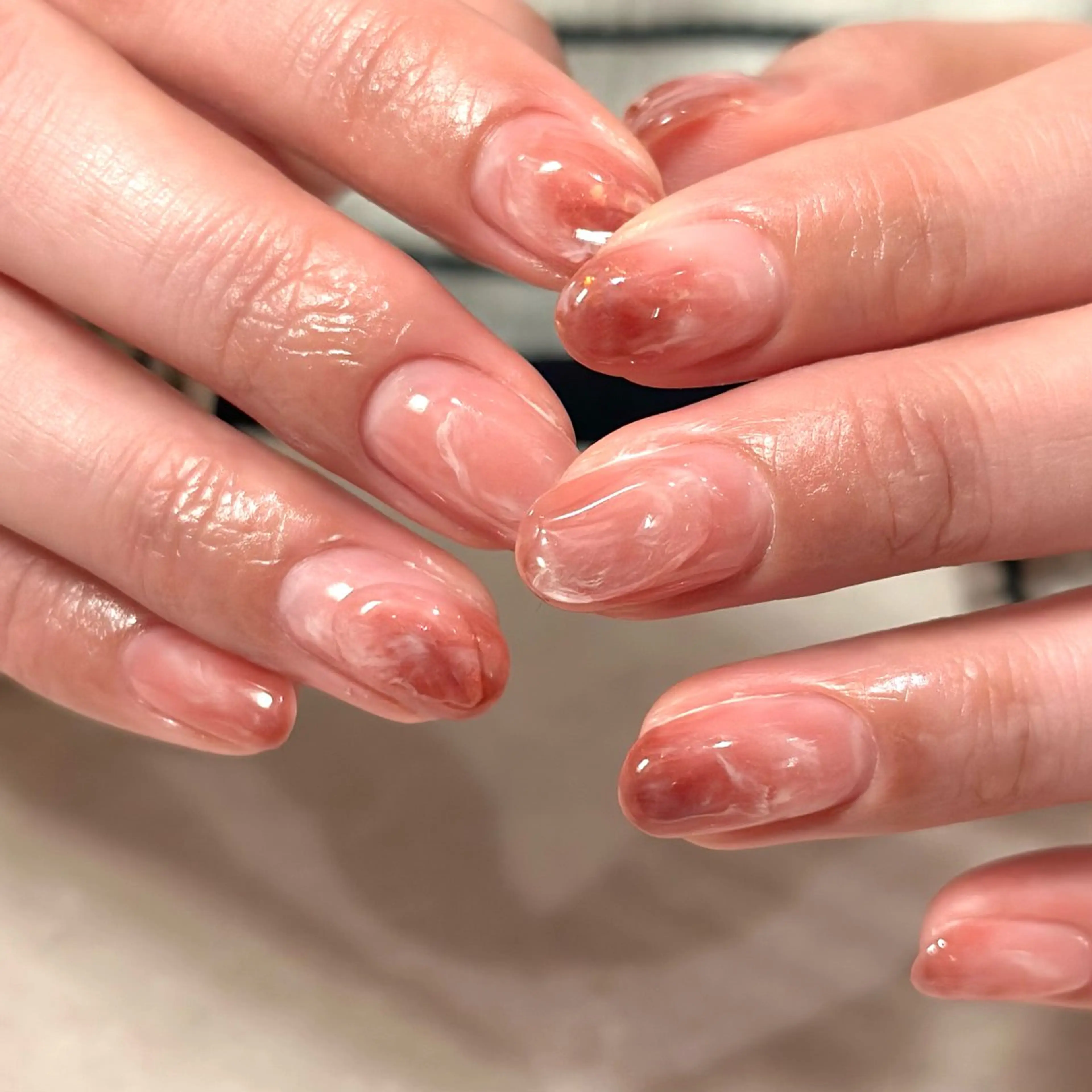 ネイル ニュアンスネイル aoi .のネイルデザイン