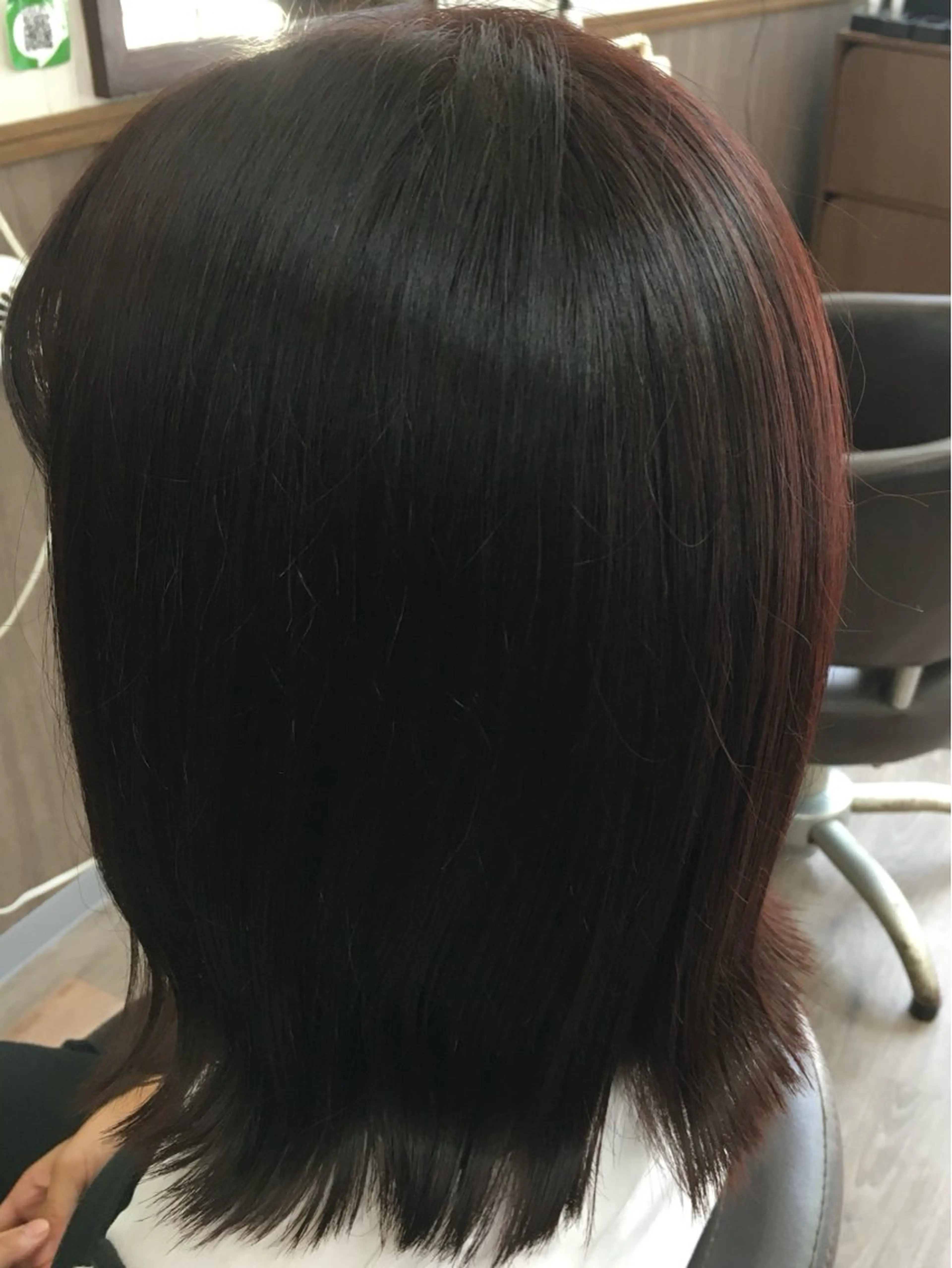 ミディアム カラー レッドカラー ヘアカラー KR2S  河内長野店所属・横路 めぐみのヘアスタイル