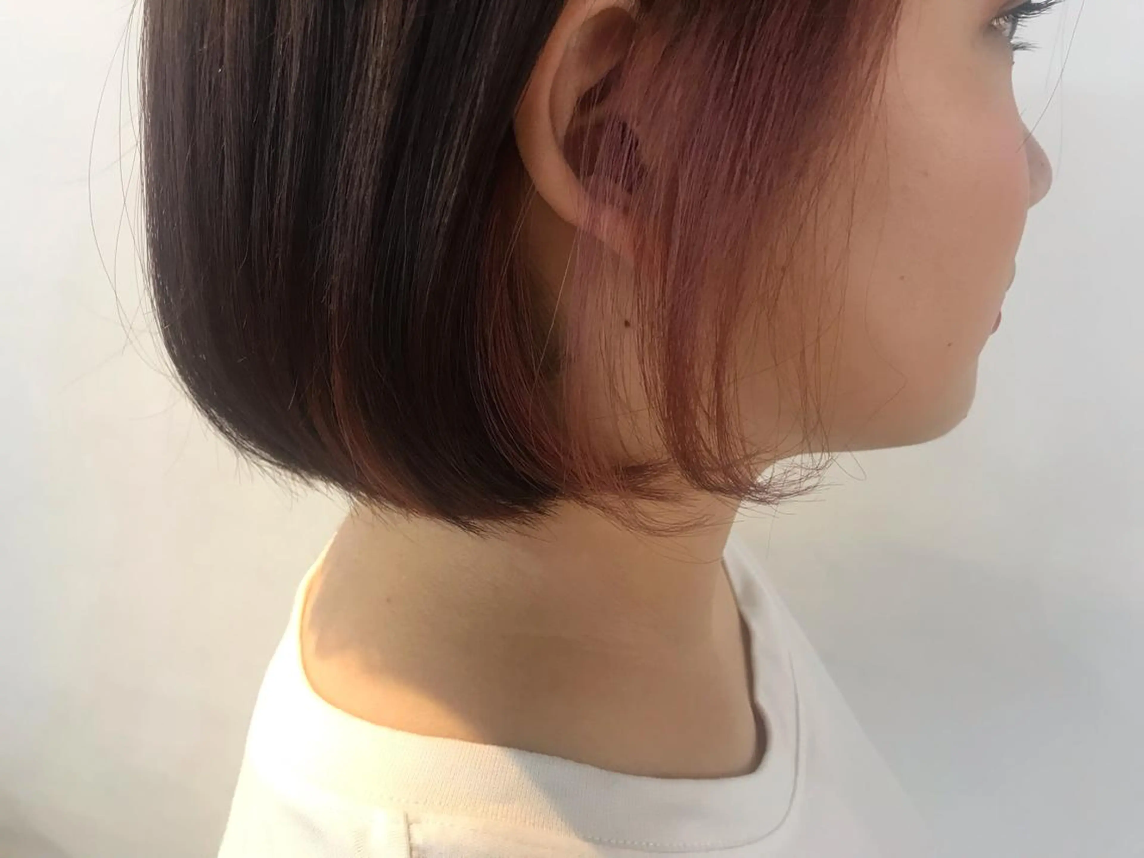 ショート カラー ヘアアレンジ インナーカラー ボブ stylist/蛯谷 珠里のヘアスタイル