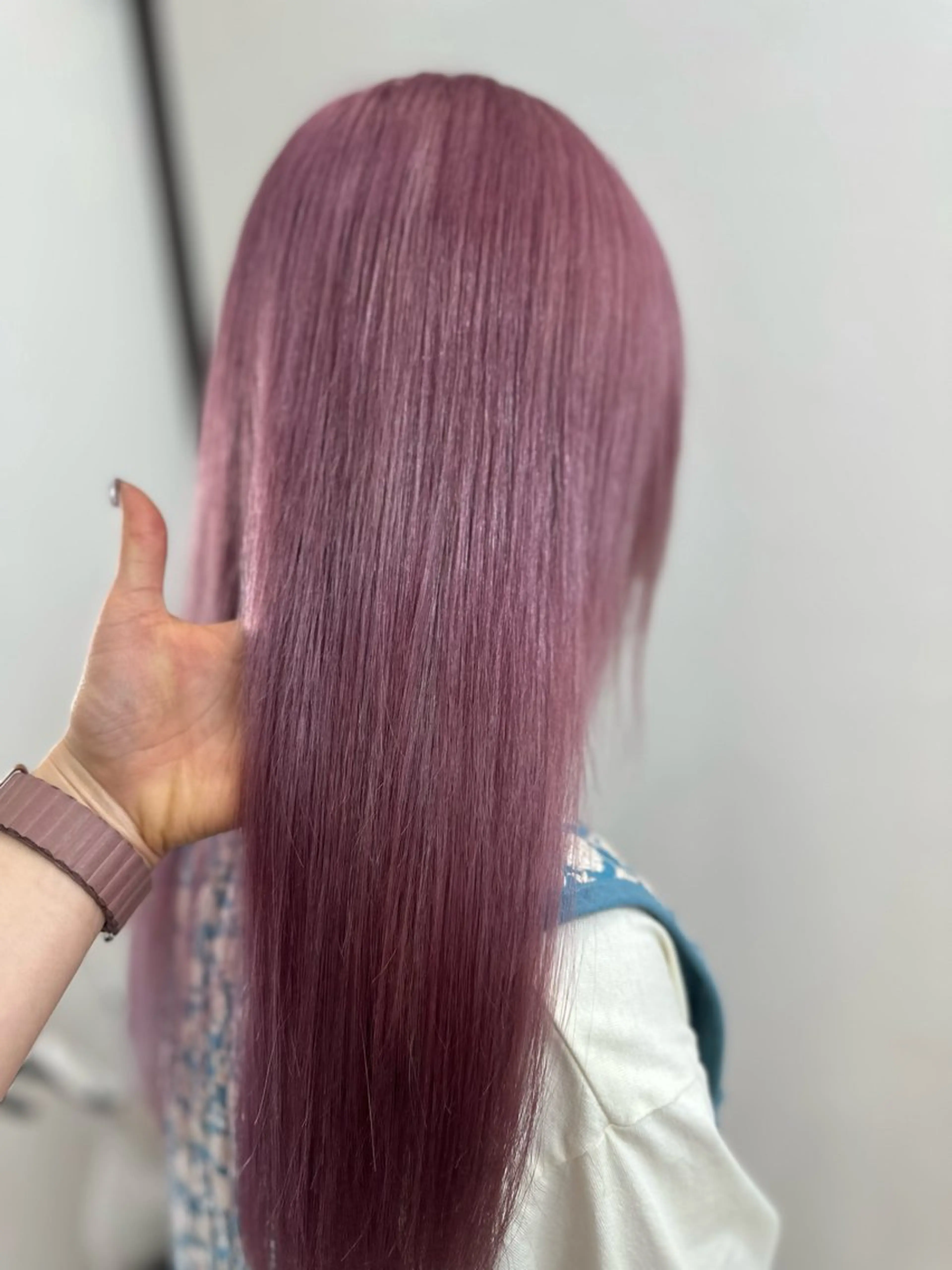 ロング カット ヘアカラー トリートメント lovis🧸ゆうあ 🧸/透明感カラーのヘアスタイル