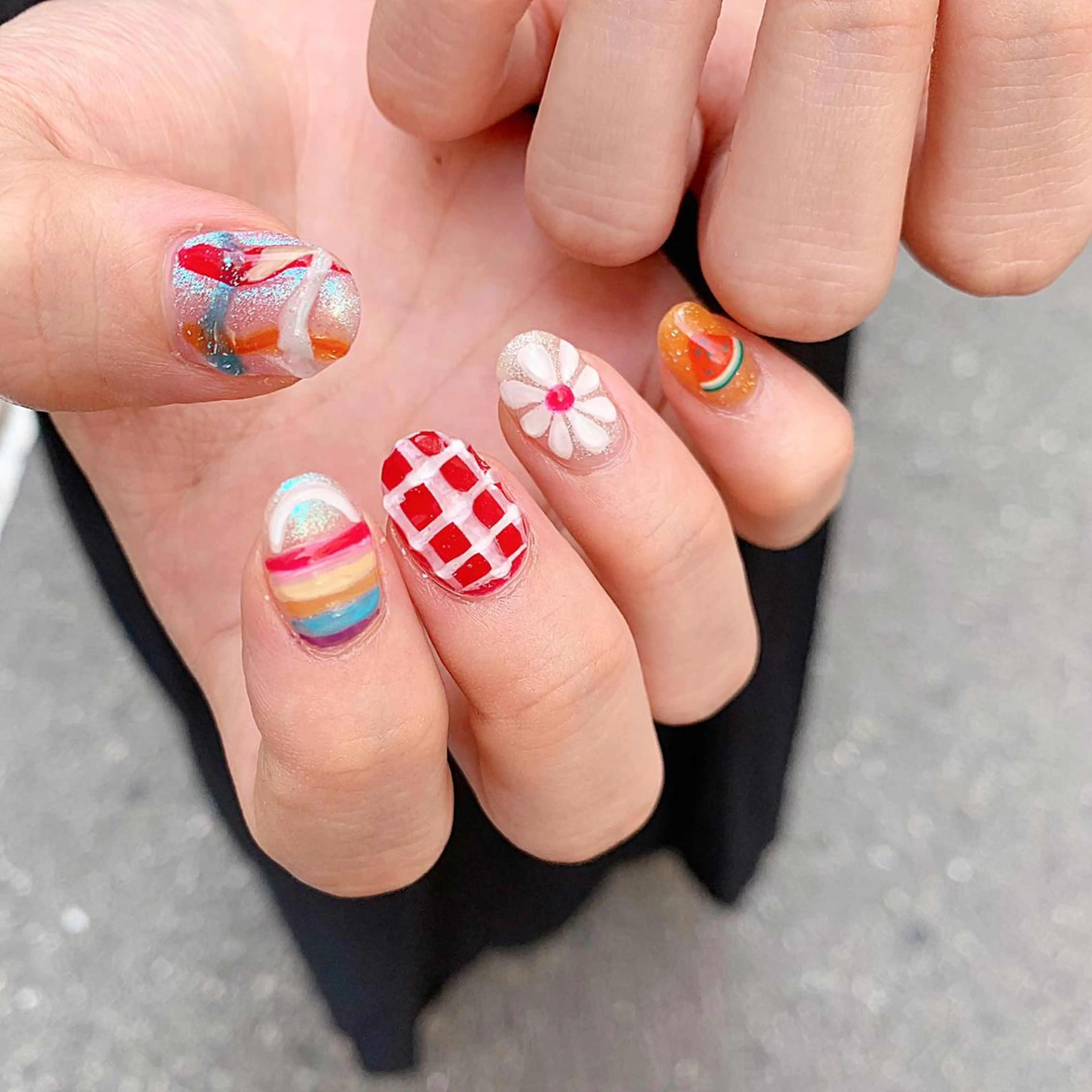 ネイル mana ☾のネイルデザイン