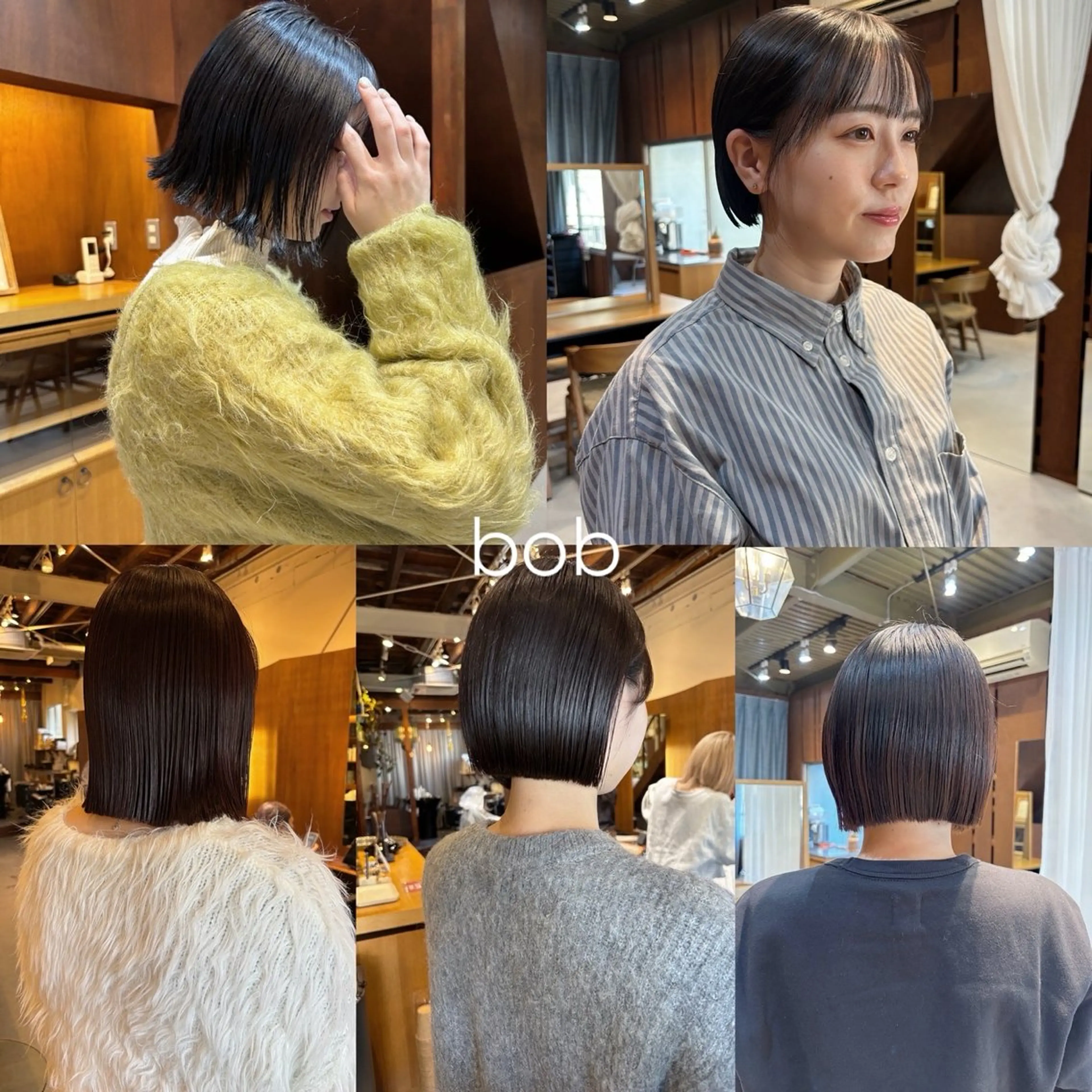 ショート カラー ボブ Chiho / 梅田 / ボブ/ パーマのヘアスタイル