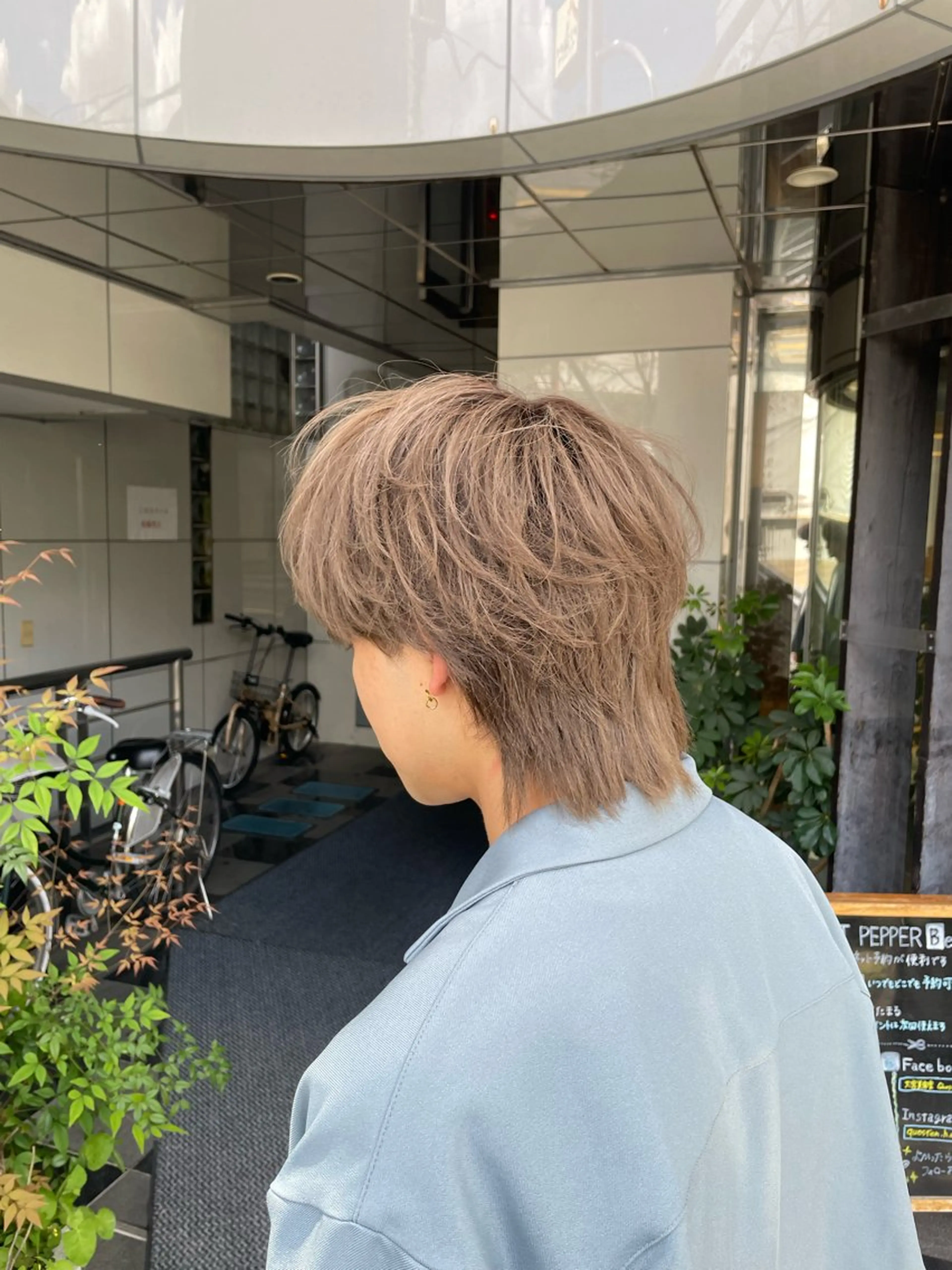 ショート メンズ マッシュウルフ マッシュ メンズウルフカット ウルフカット 高取大将 /髪質改善のヘアスタイル