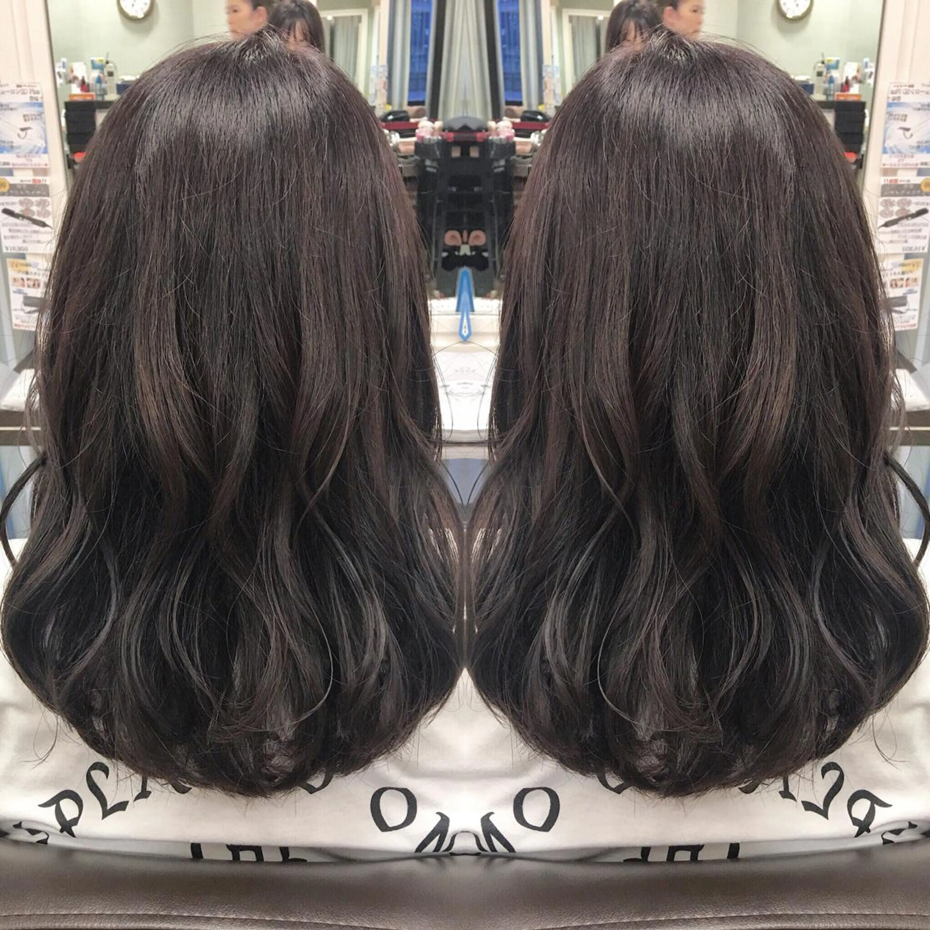 ミディアム カラー box  mico. mutsumiのヘアスタイル