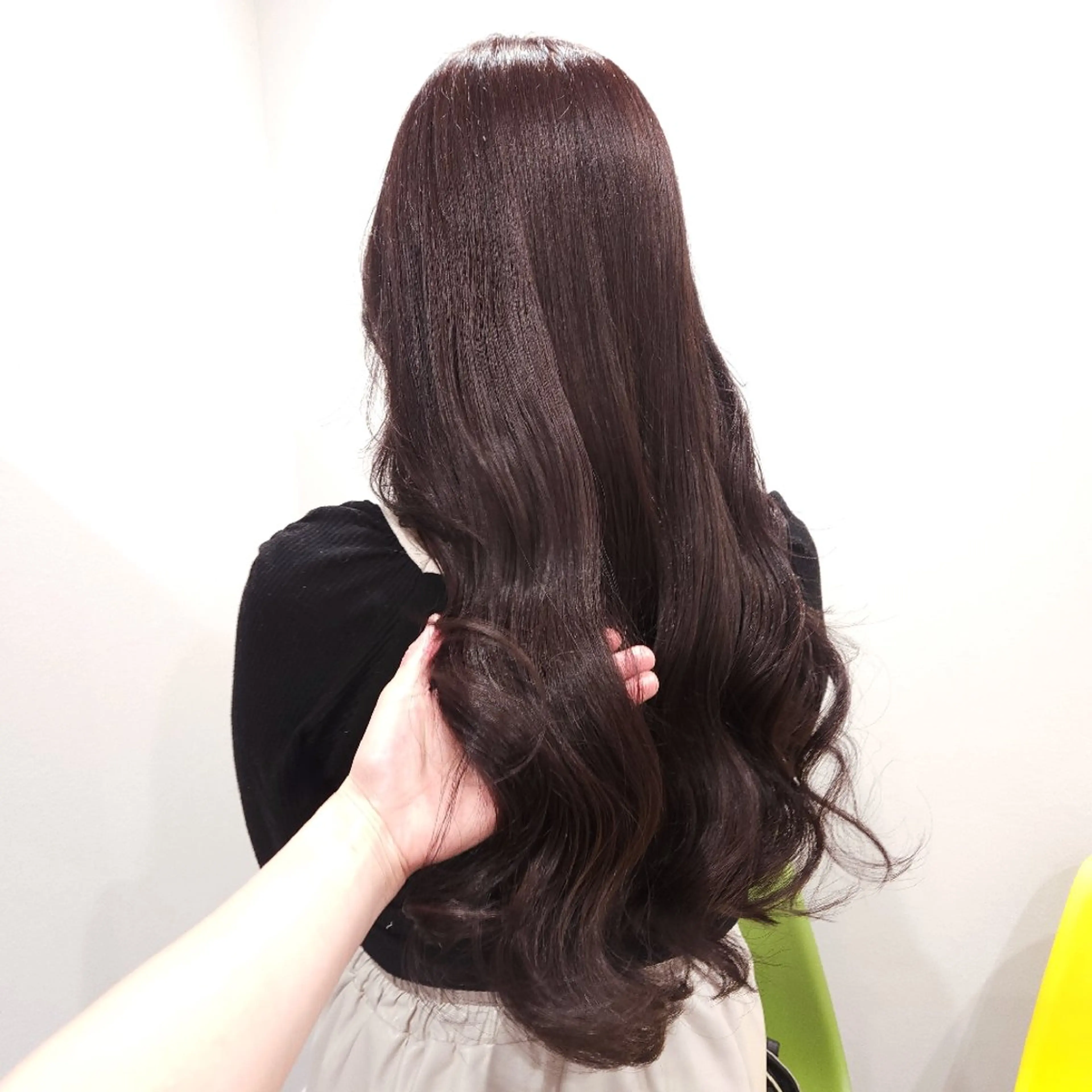 ロング カラー ブリーチ ダブルカラー ラベンダーカラー ブリーチなしカラー O.hair designers所属・シールエクステ🎀 ホシノ🕒ユウカのヘアスタイル