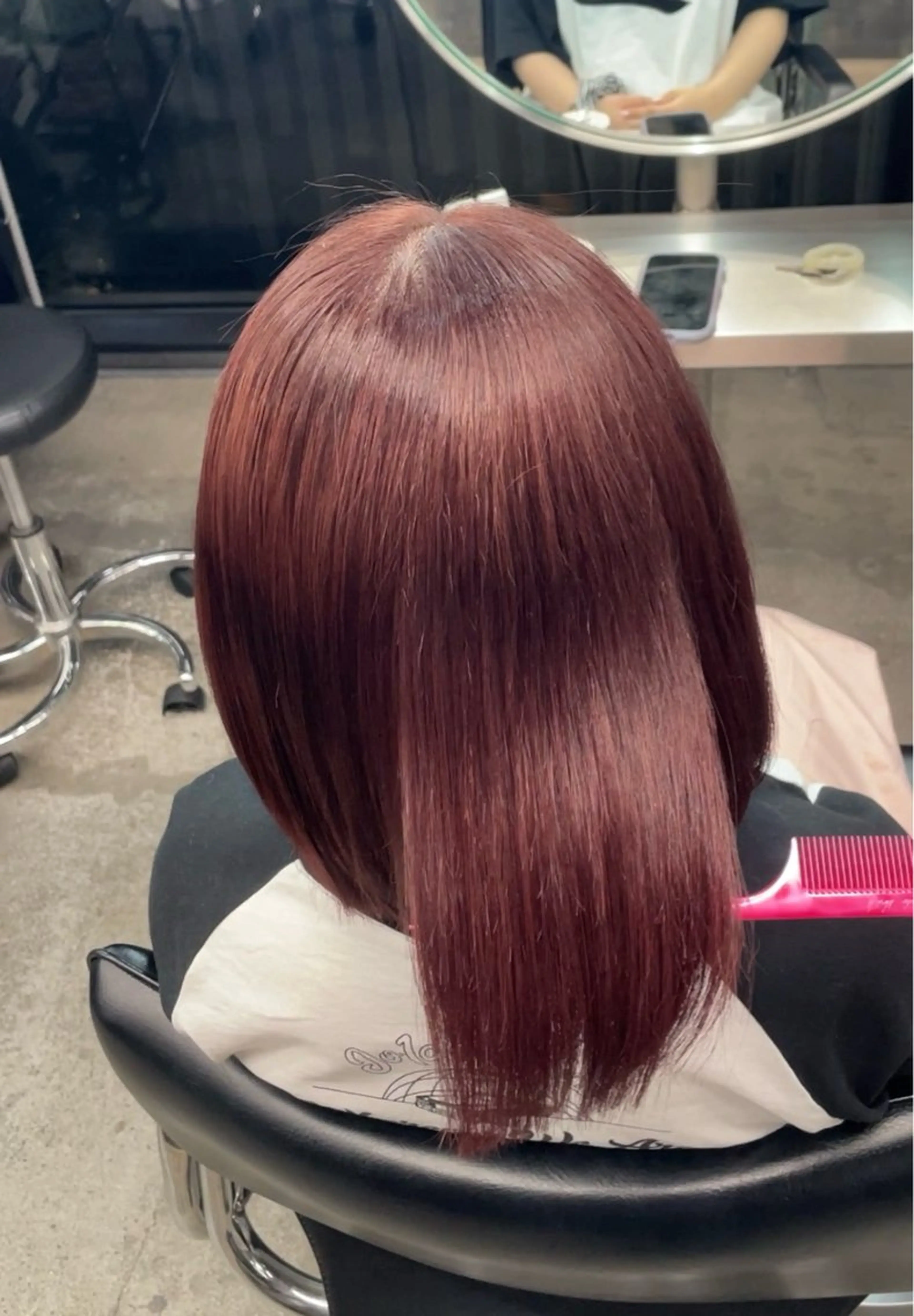 ロング カラー ピンクカラー ブリーチ/縮毛矯正/ 韓国/💗ホノカ💗のヘアスタイル