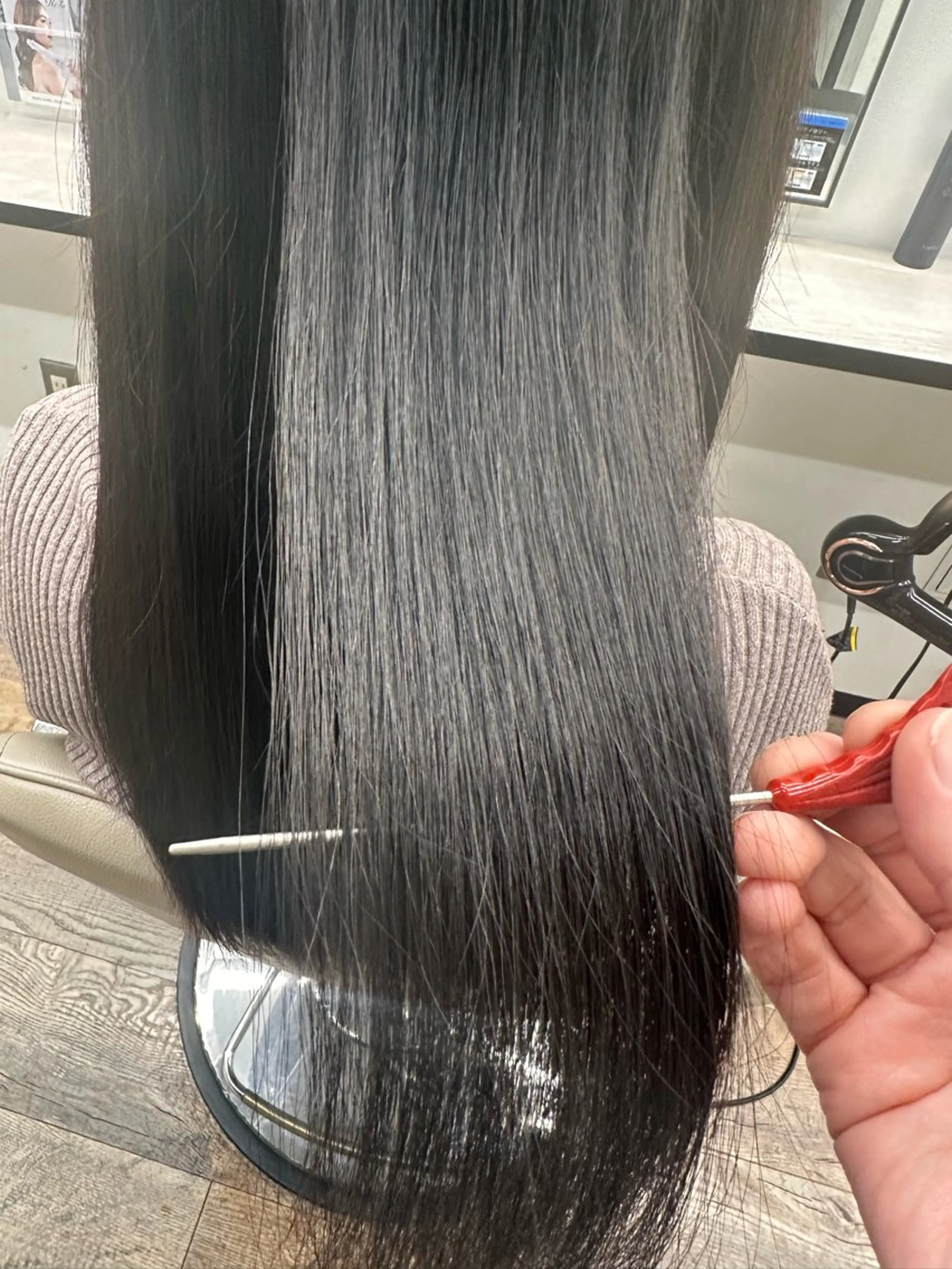 パーマ 縮毛矯正 ⟡.·mamiya 縮毛矯正/ヘアセットのヘアスタイル