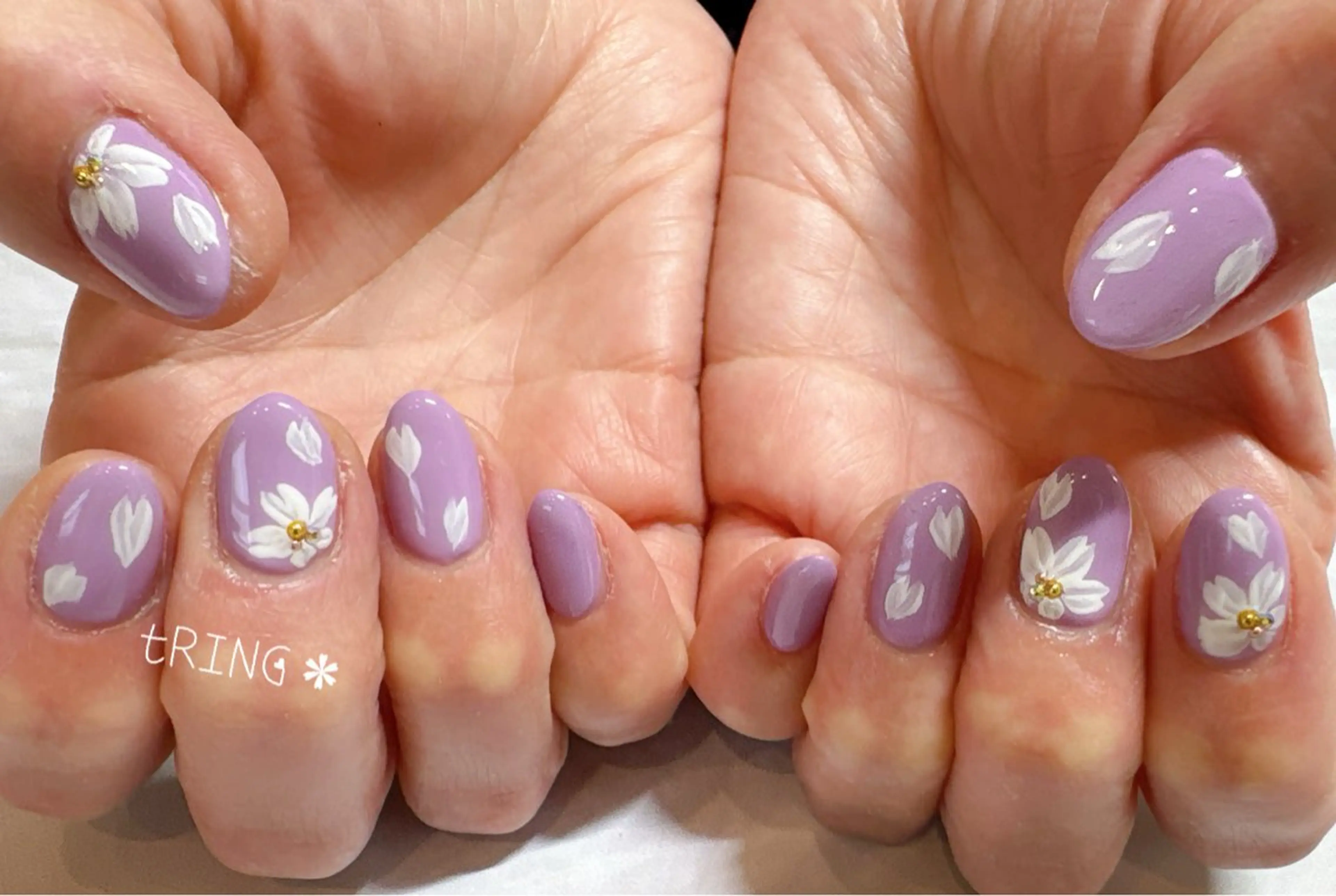 ネイル ハンドネイル tRING* しいの木台のネイルデザイン