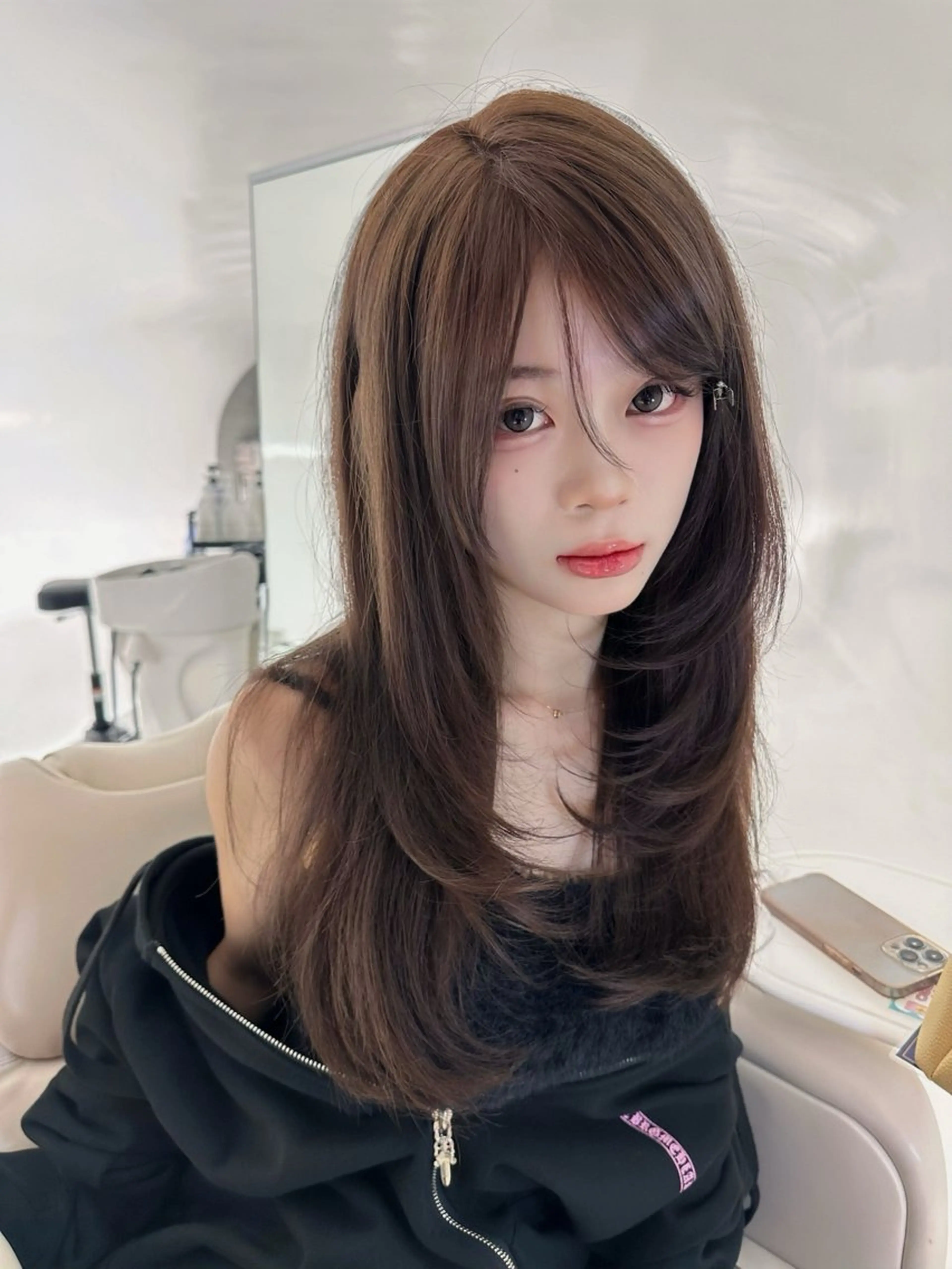 ロング カット RiA/レイヤーカッ ト/ハッシュカットのヘアスタイル