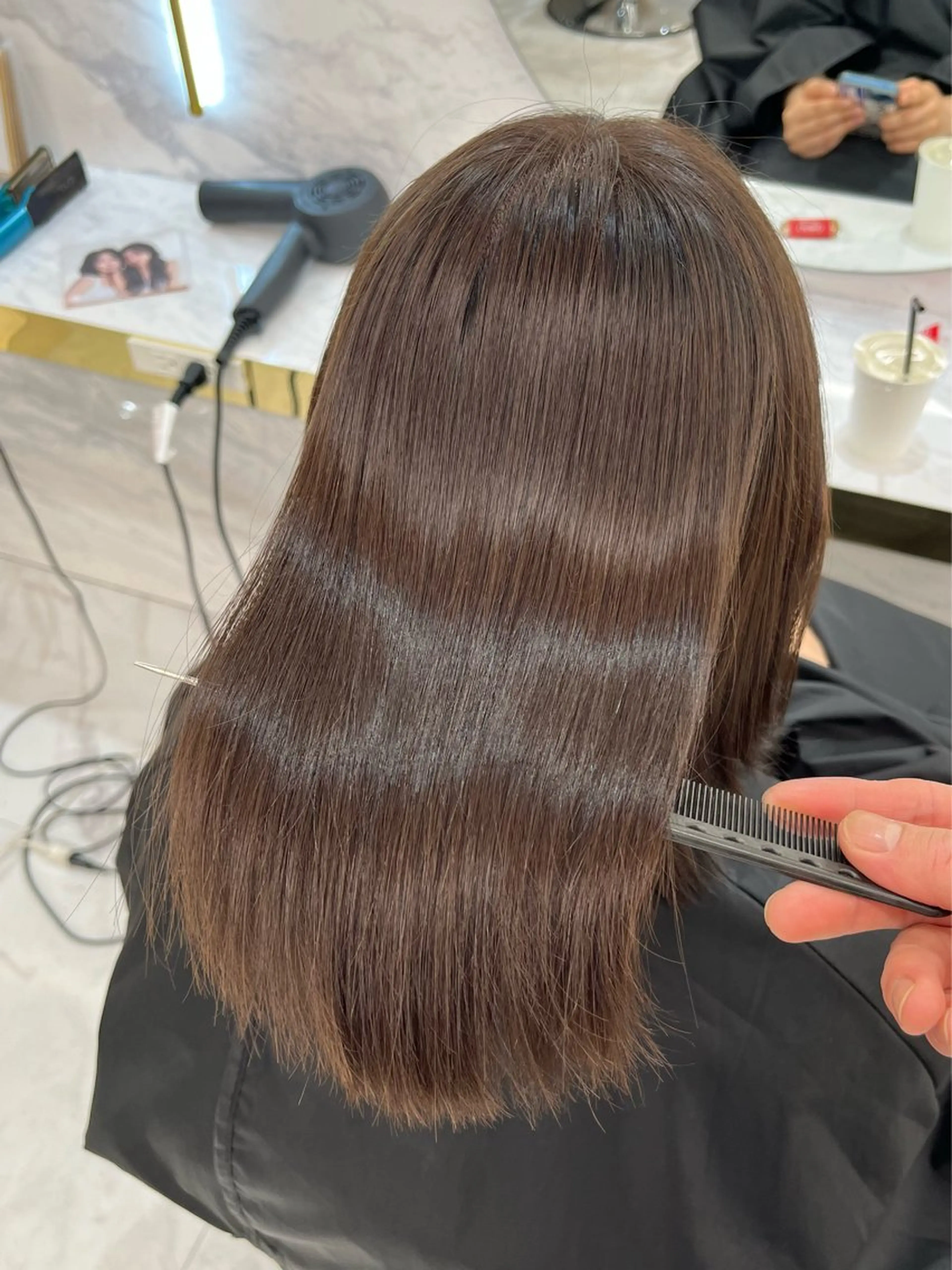 ロング 髪質改善縮毛矯正🫧 村上蒼生のヘアスタイル