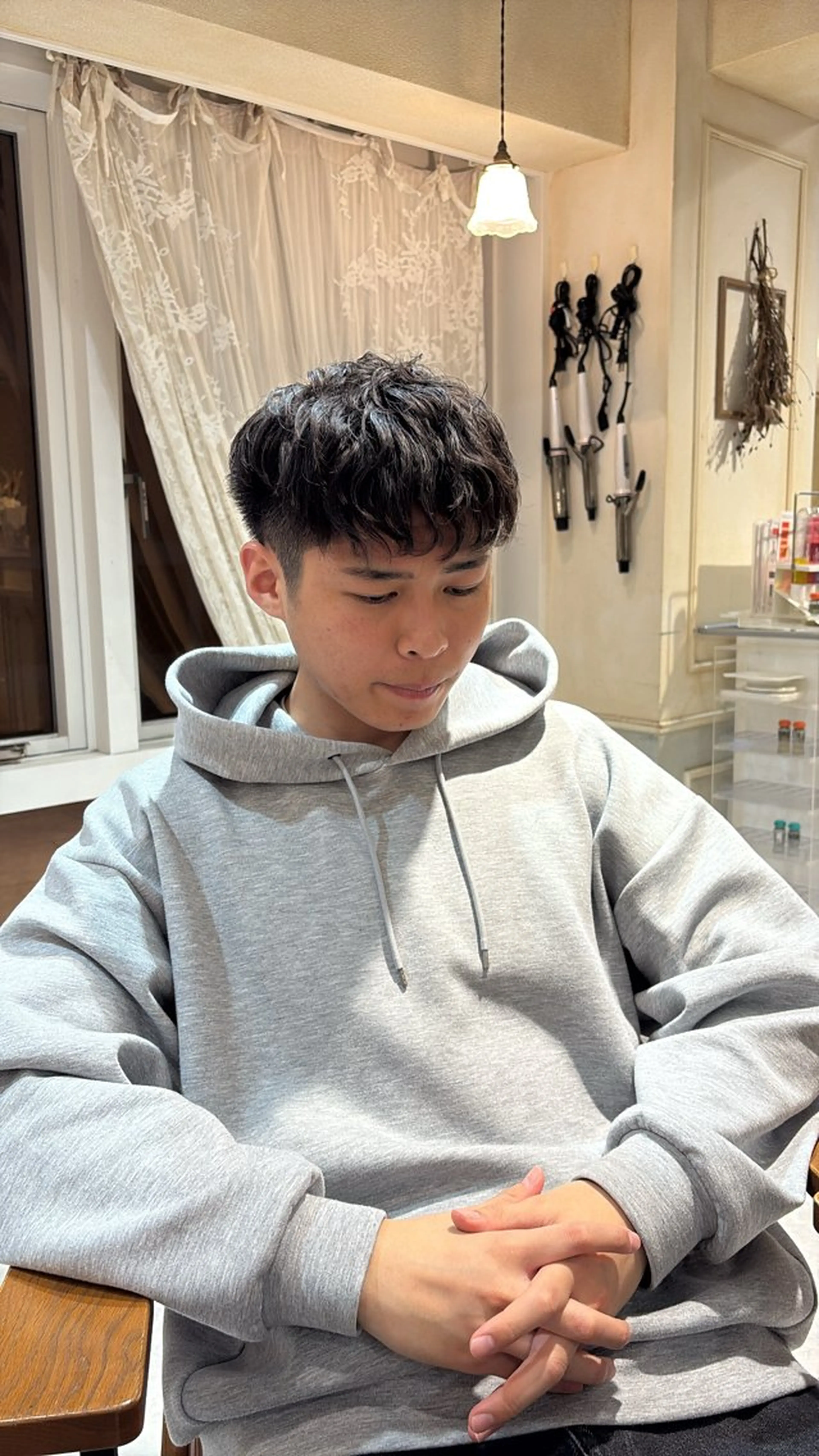 パーマ 清水 菜花のヘアスタイル