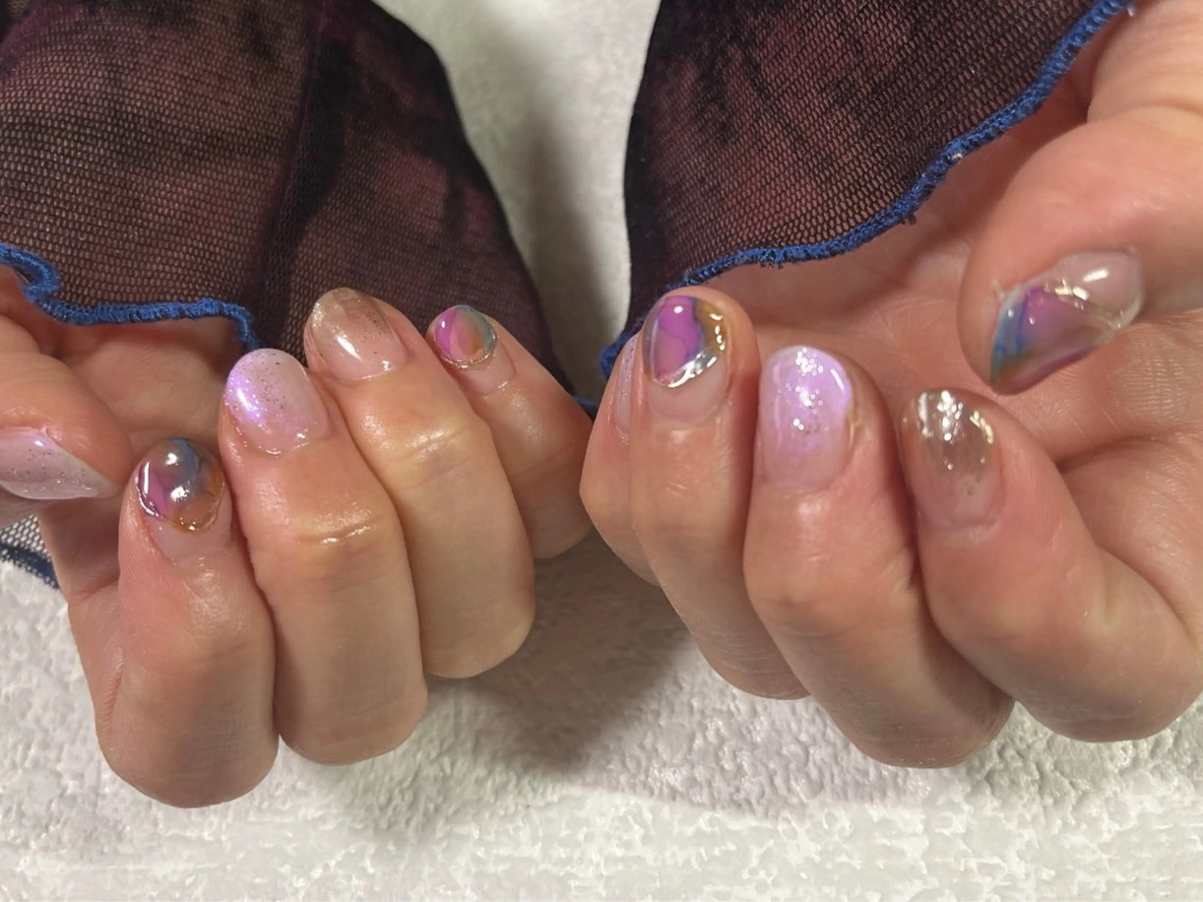 ネイル ジェルネイル 韓国ネイル メンズネイル パラジェル 春ネイル ハンドネイル kiki nail &brow二子玉川のネイルデザイン