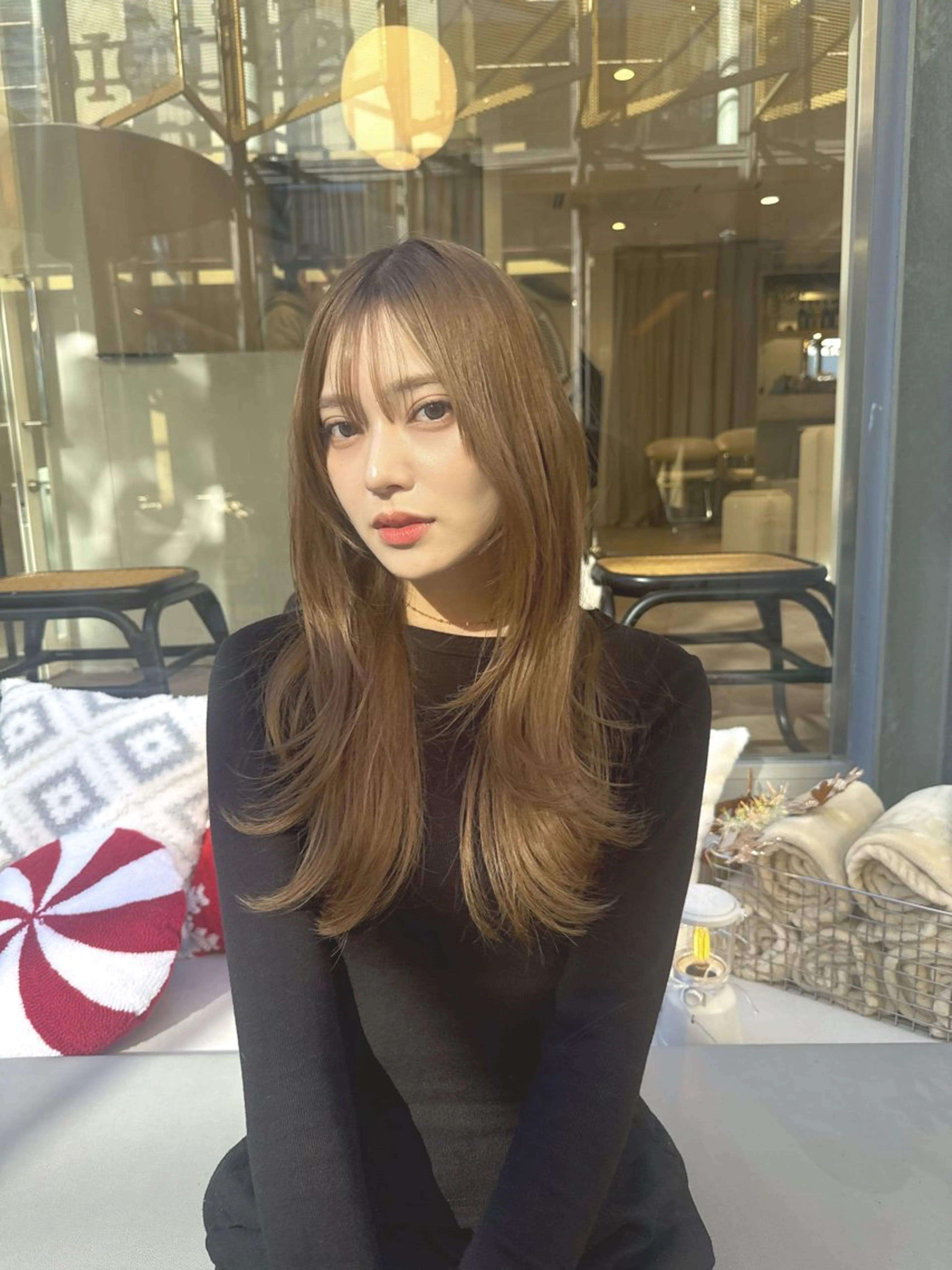 ロング カラー ベージュカラー 透明感カラー レイヤーカット カット ヘアカラー トリートメント 💎透明感カラー特化 💎TAISEIのヘアスタイル