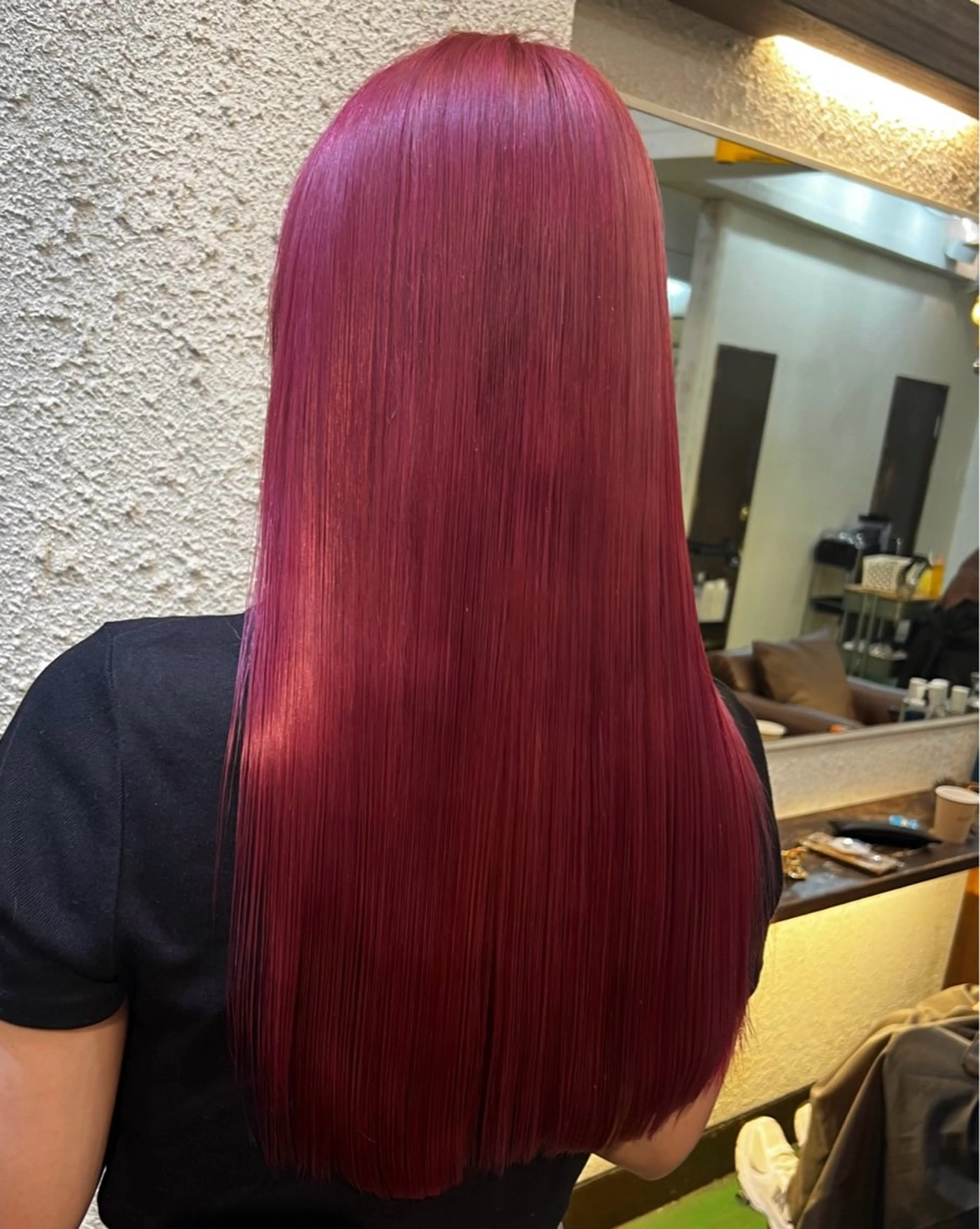 セミロング カラー ブリーチ ヘアカラー トリートメント 透明感/血色カラー/ 似合せレイヤー/ゆいのヘアスタイル