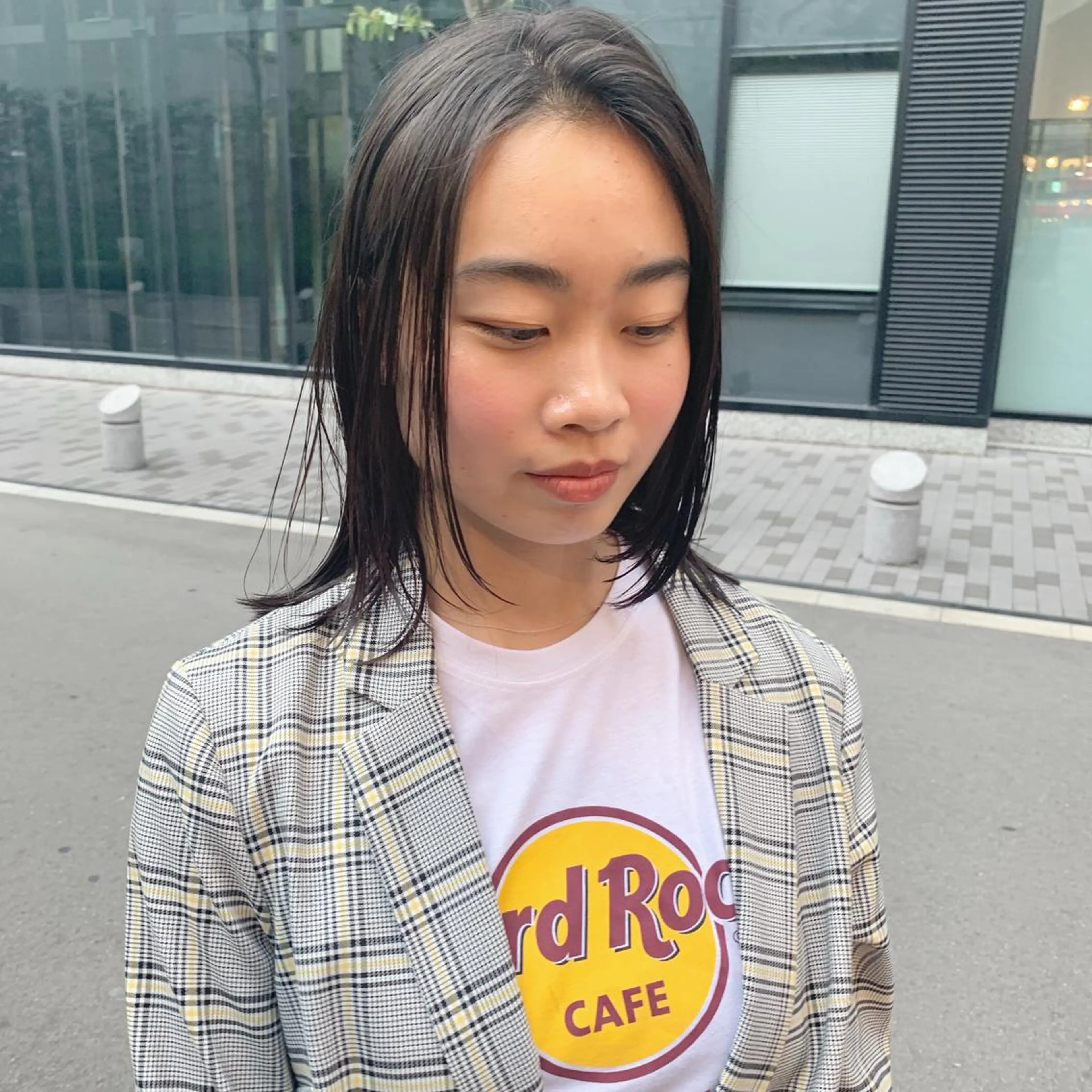 ミディアム 嶋 隆文のヘアスタイル