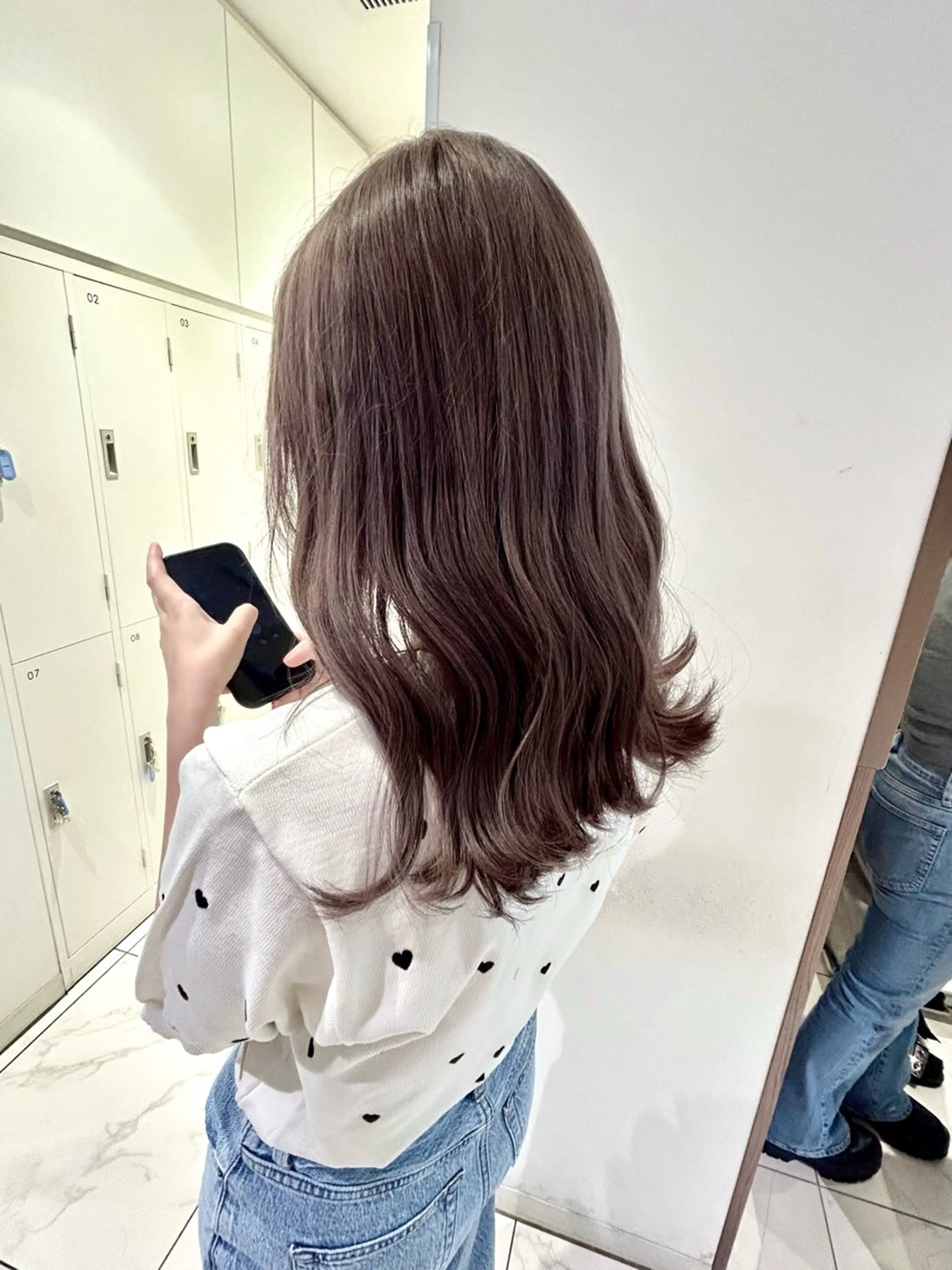 セミロング カラー メンズカット/メンズ パーマ堀切美里のヘアスタイル