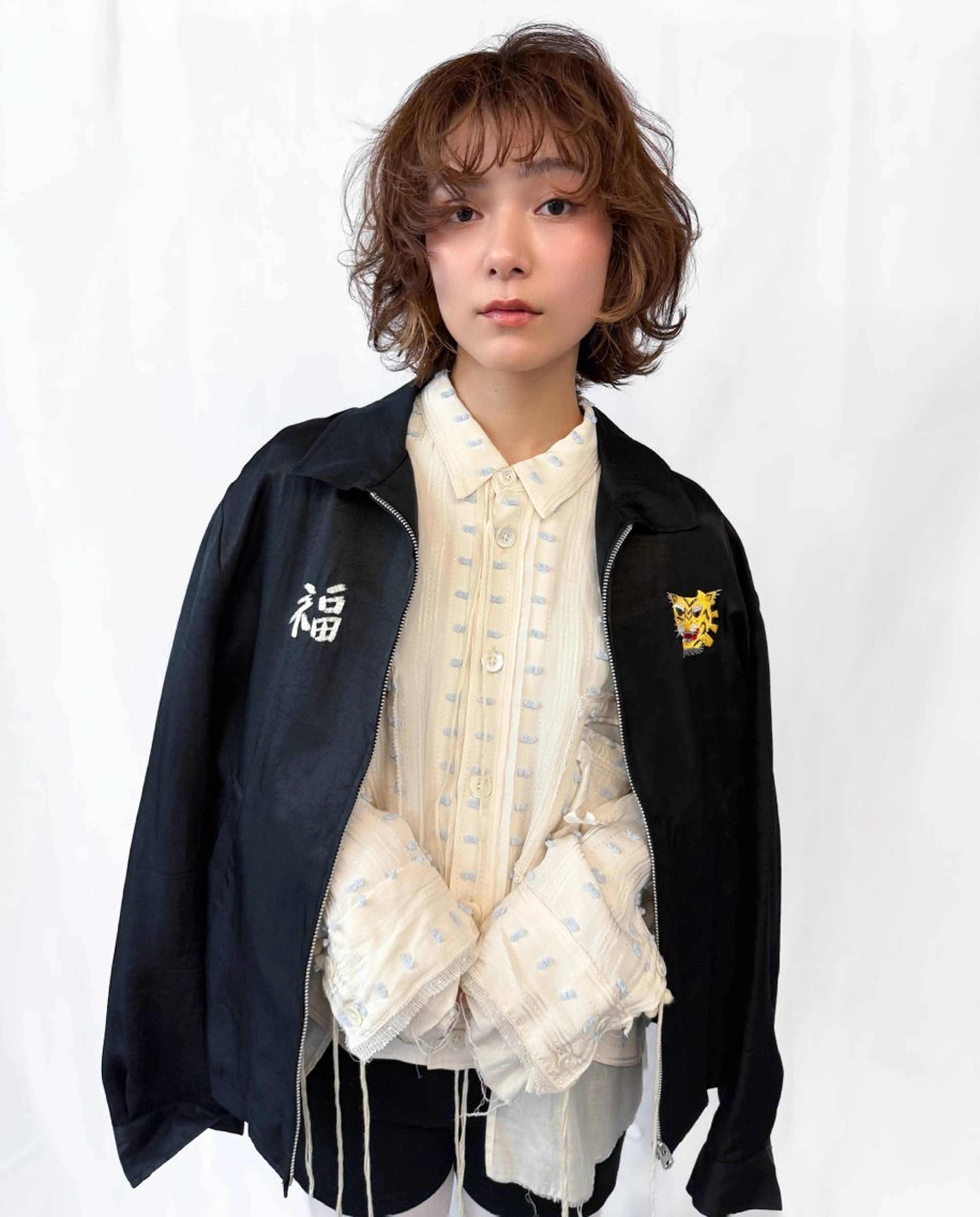 ショート カラー パーマ 山田 裕介のヘアスタイル