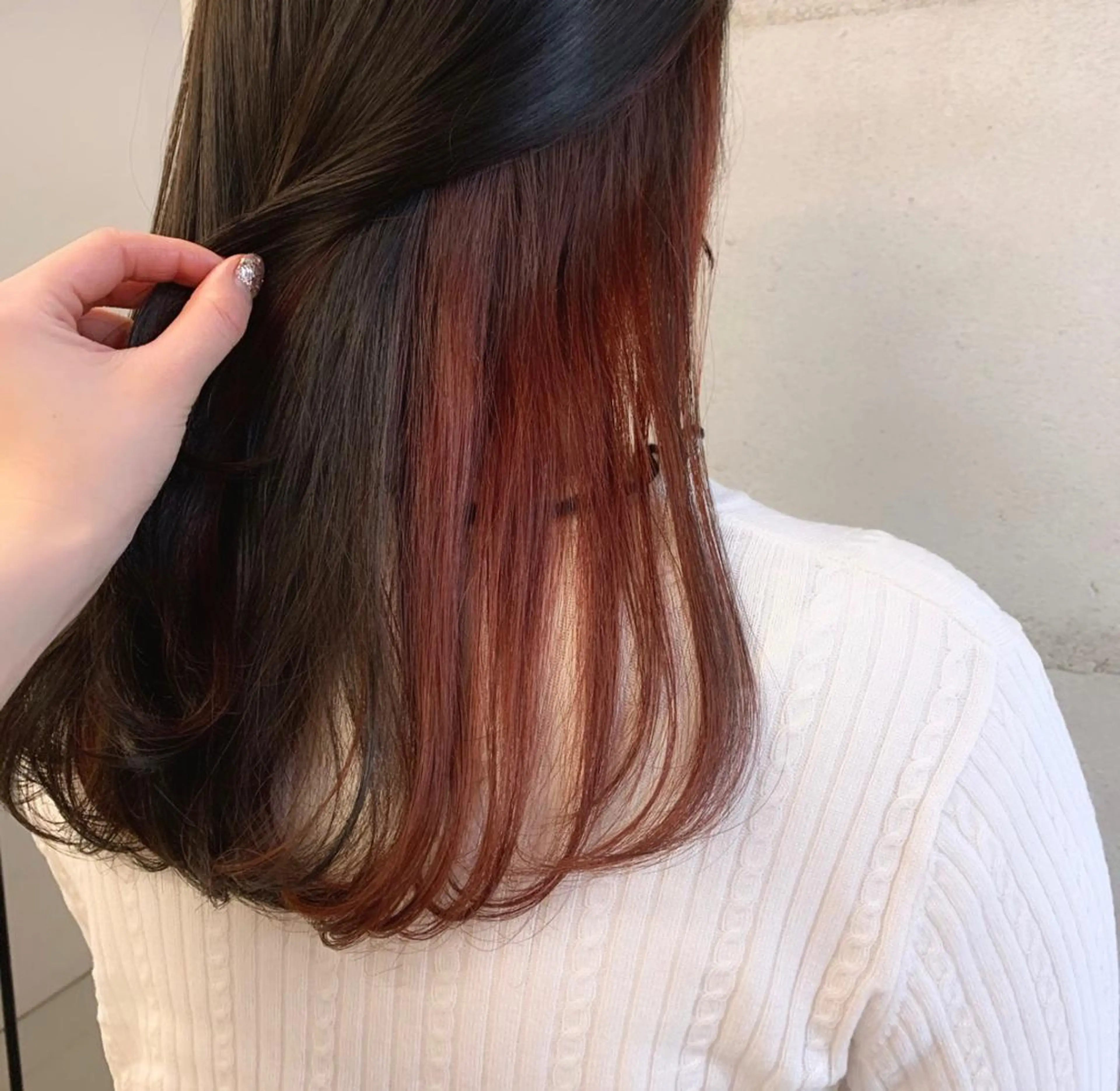 カラー 透明感/オリーブ/ グレージュ/YUKAのヘアスタイル