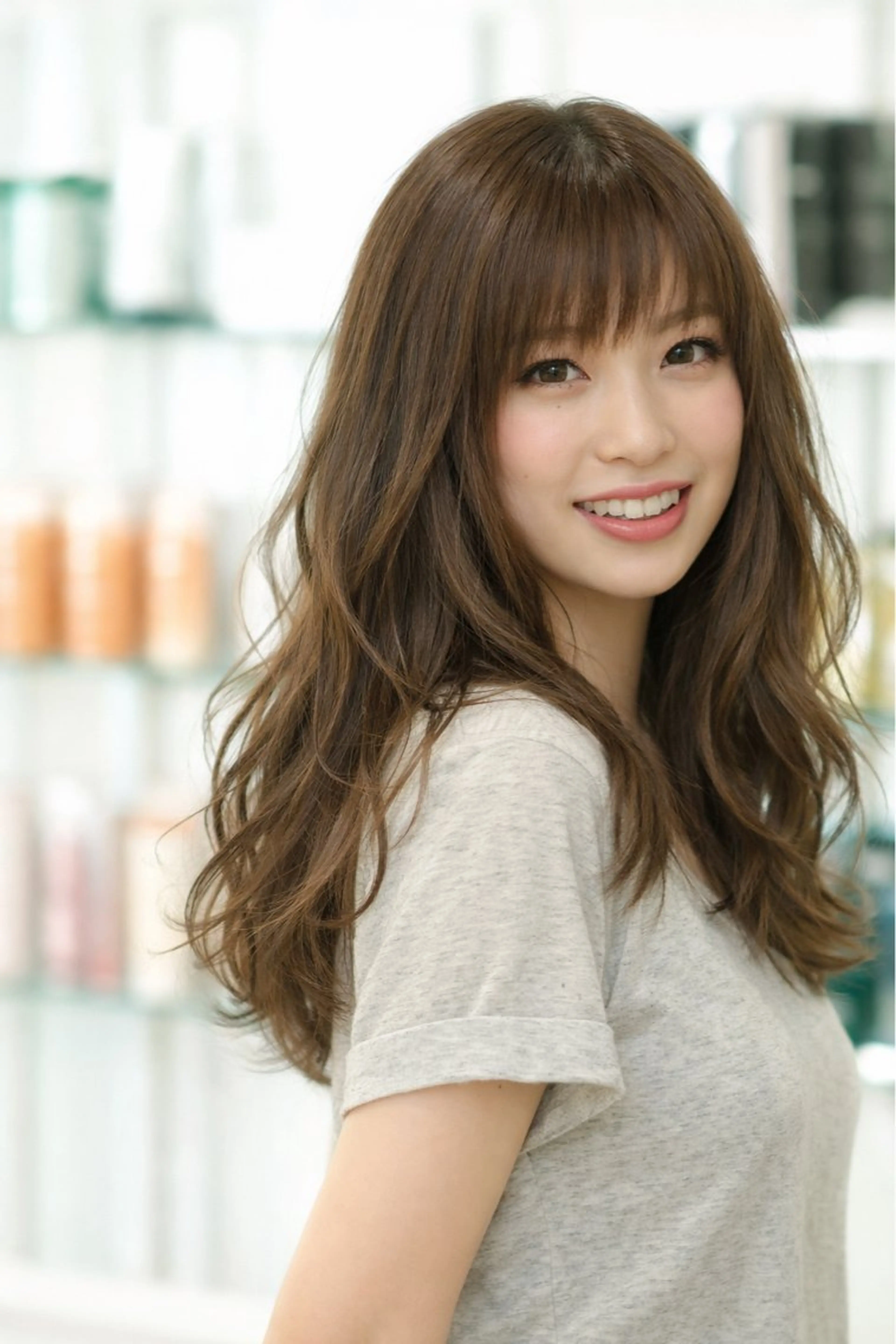 ロング カラー カット ヘアカラー トリートメント 金子 直樹のヘアスタイル