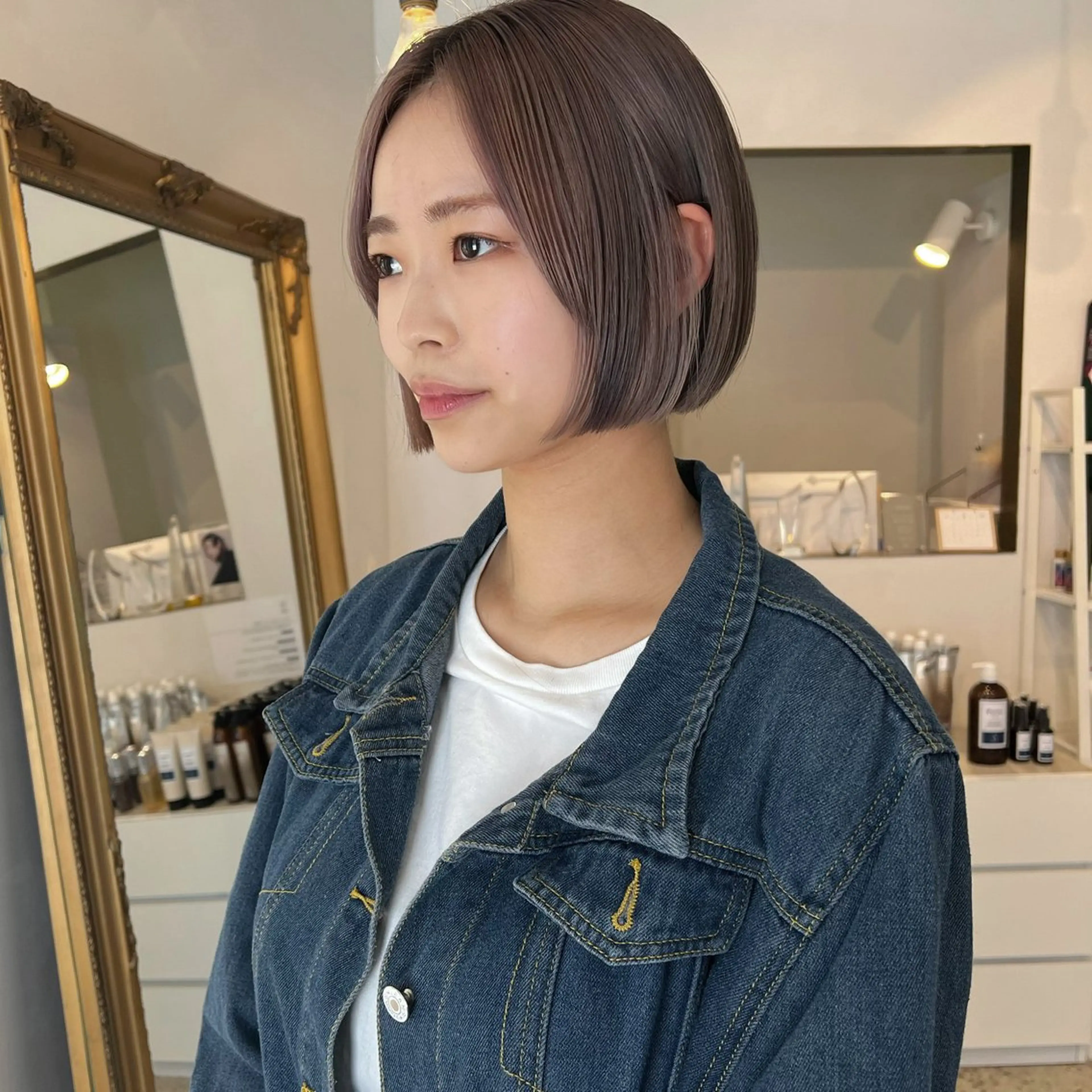 ショート KIJI所属・haruka /透明感カラーのヘアスタイル
