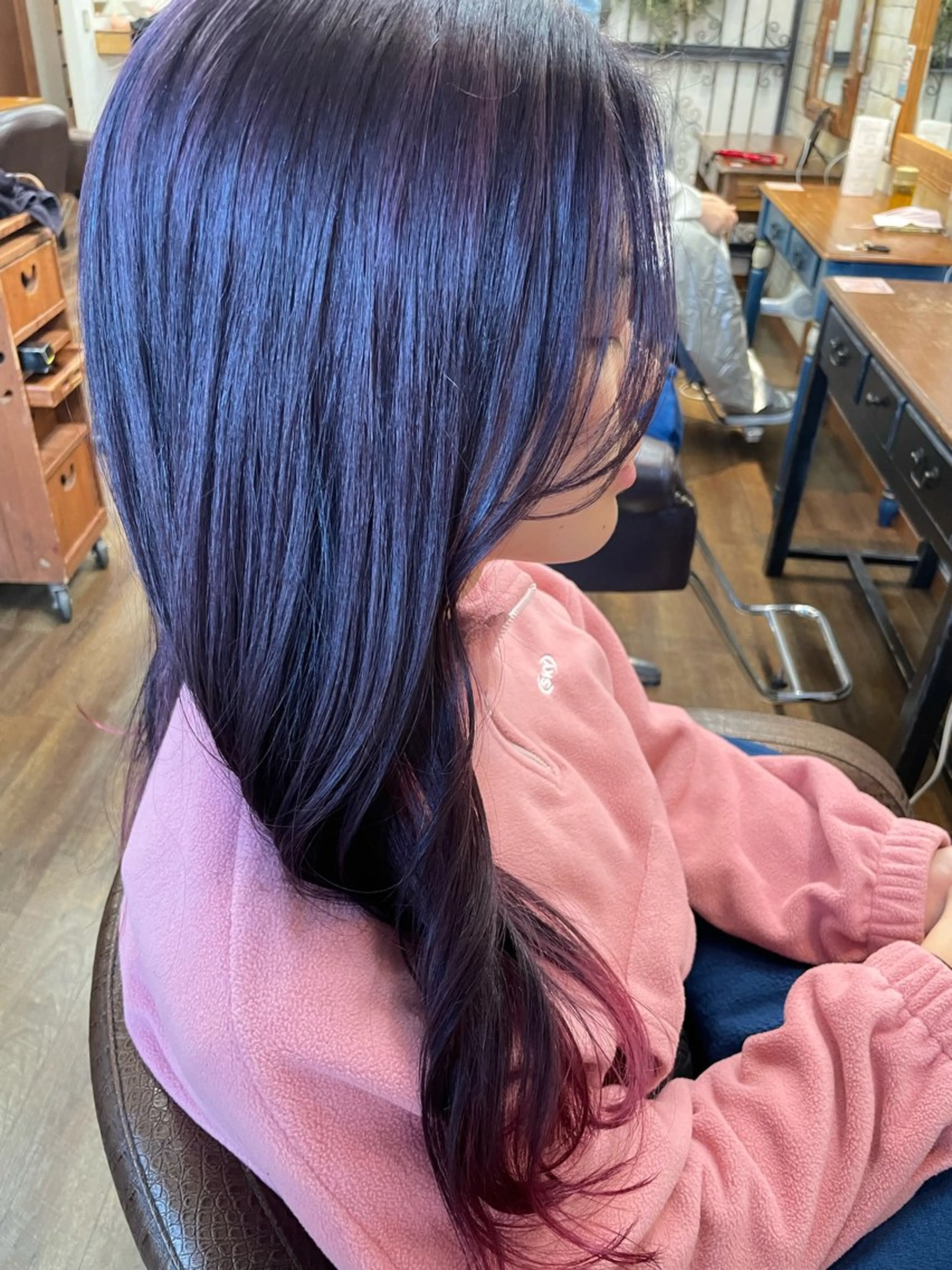 ロング カット ヘアカラー トリートメント 【髪質改善✨】 sanaのヘアスタイル