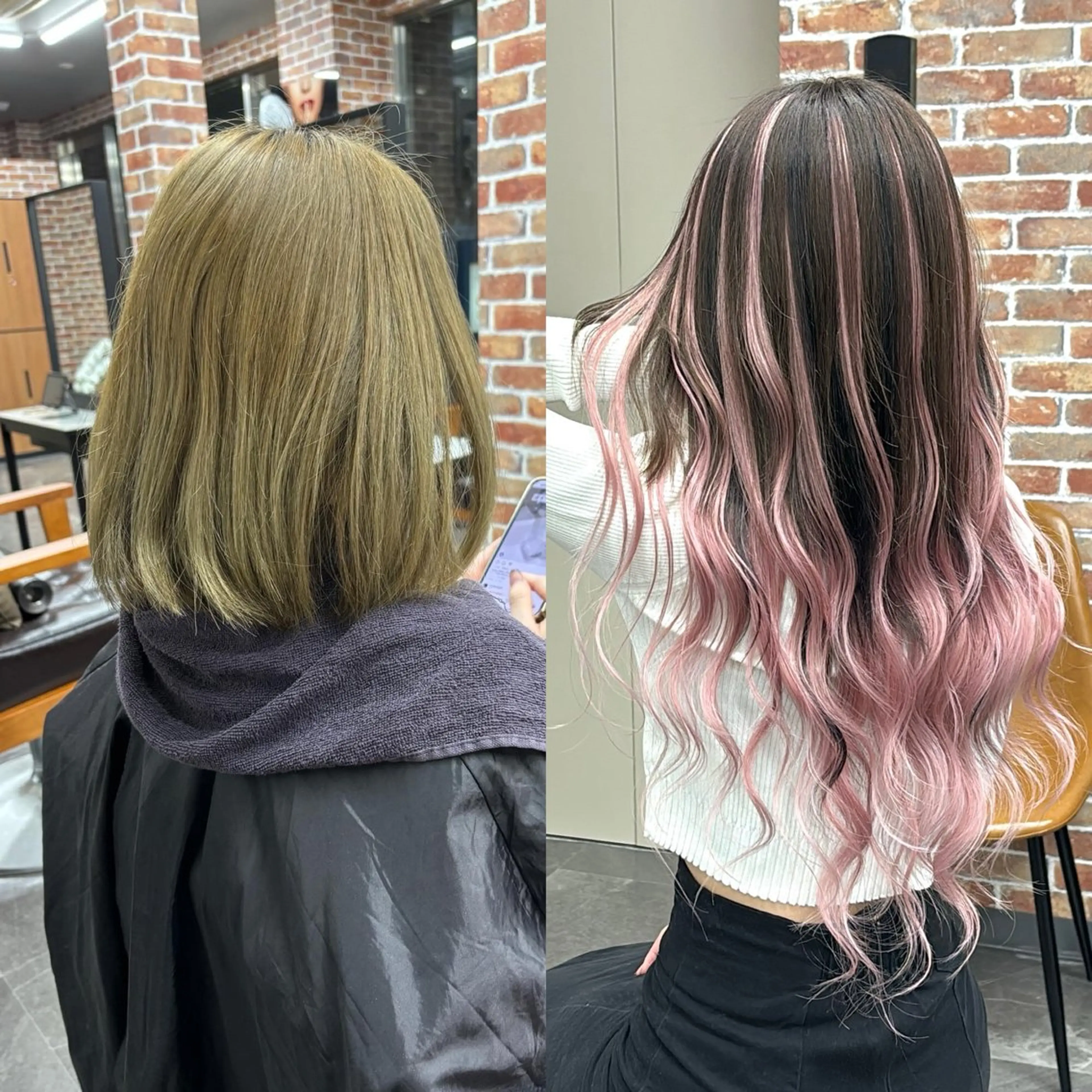 ロング カラー カット ヘアカラー エクステ ギャルの革命児 秀斗のヘアスタイル