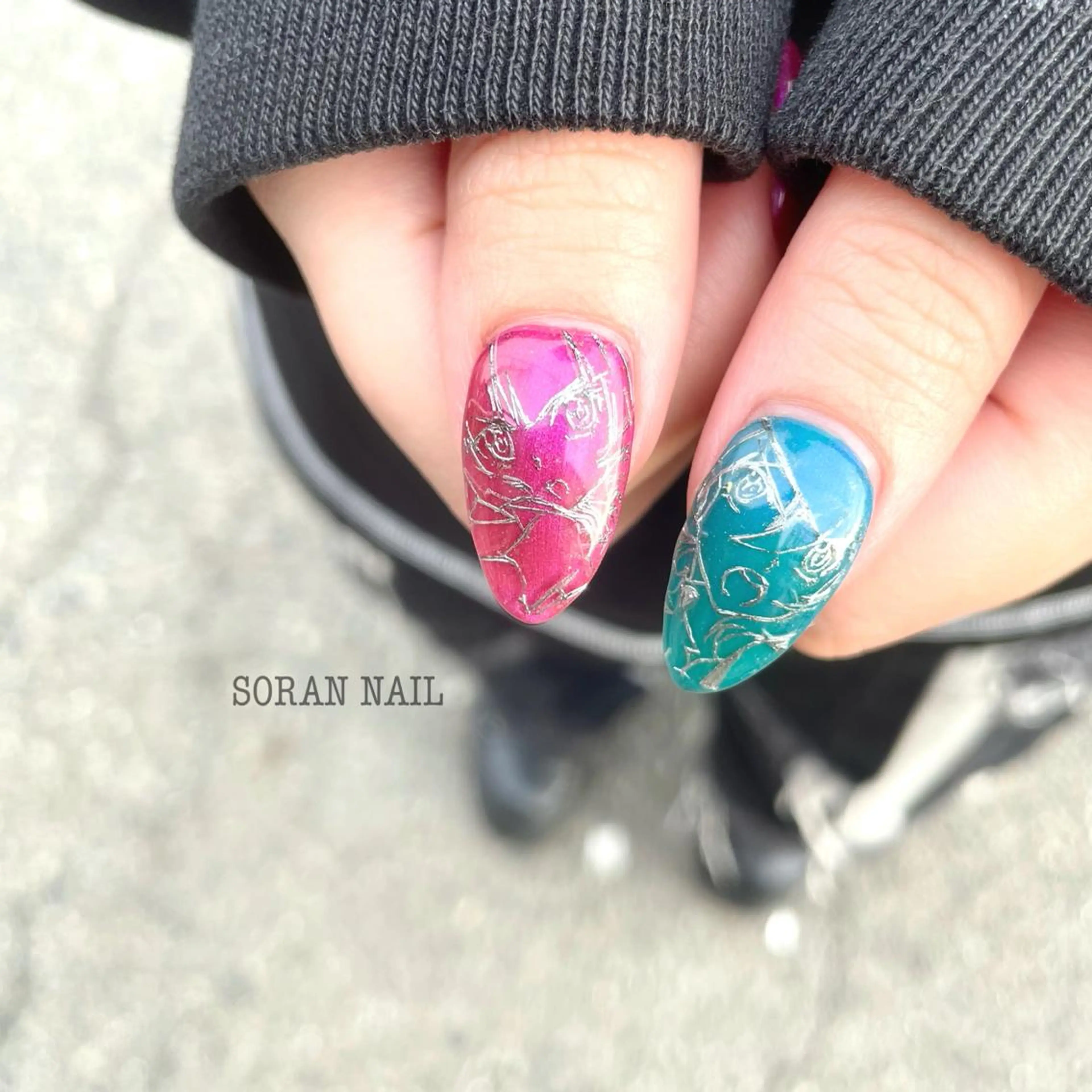 ネイル ハンドネイル フットネイル soran nailのネイルデザイン