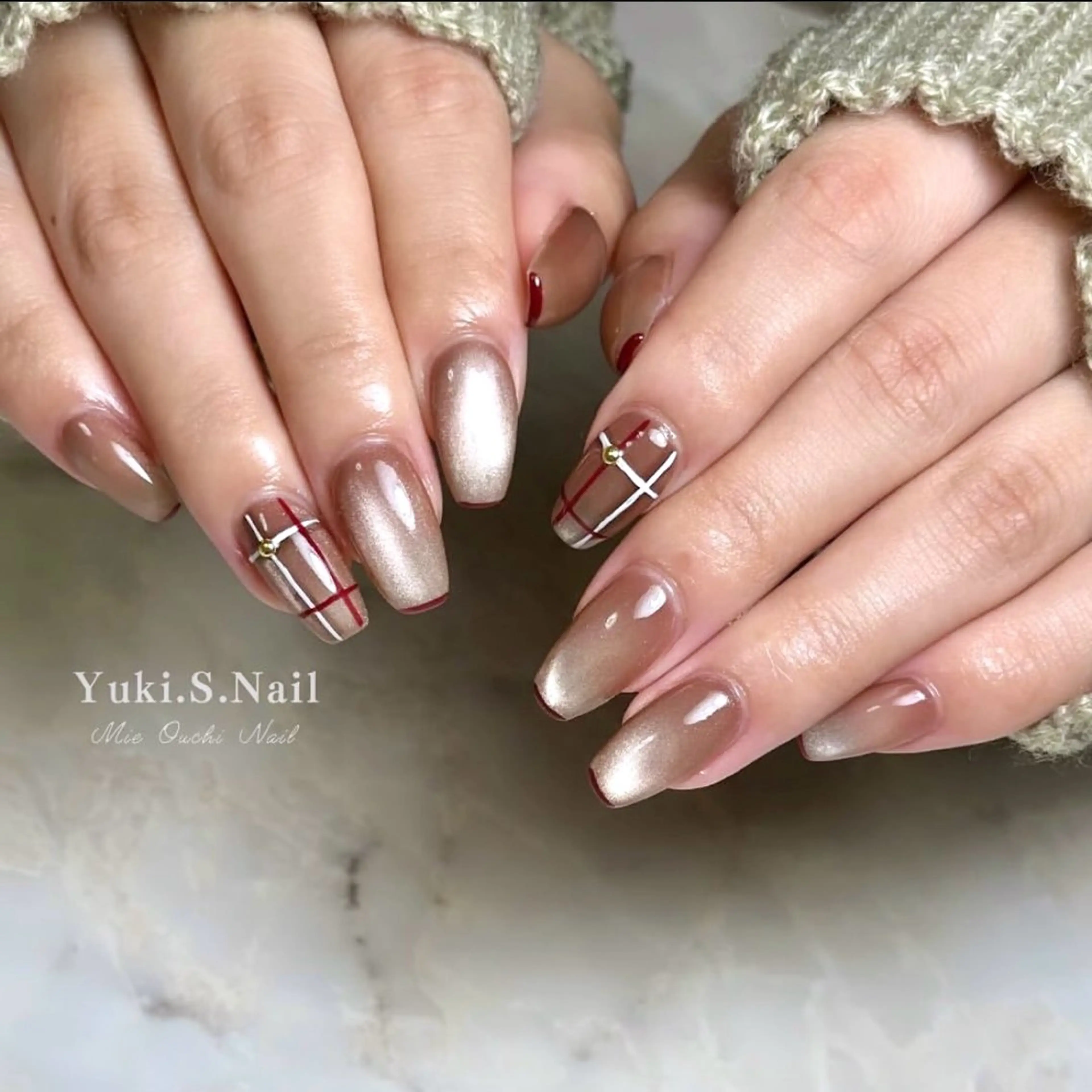 ロング ハンドネイル Yuki S.Nailのネイルデザイン