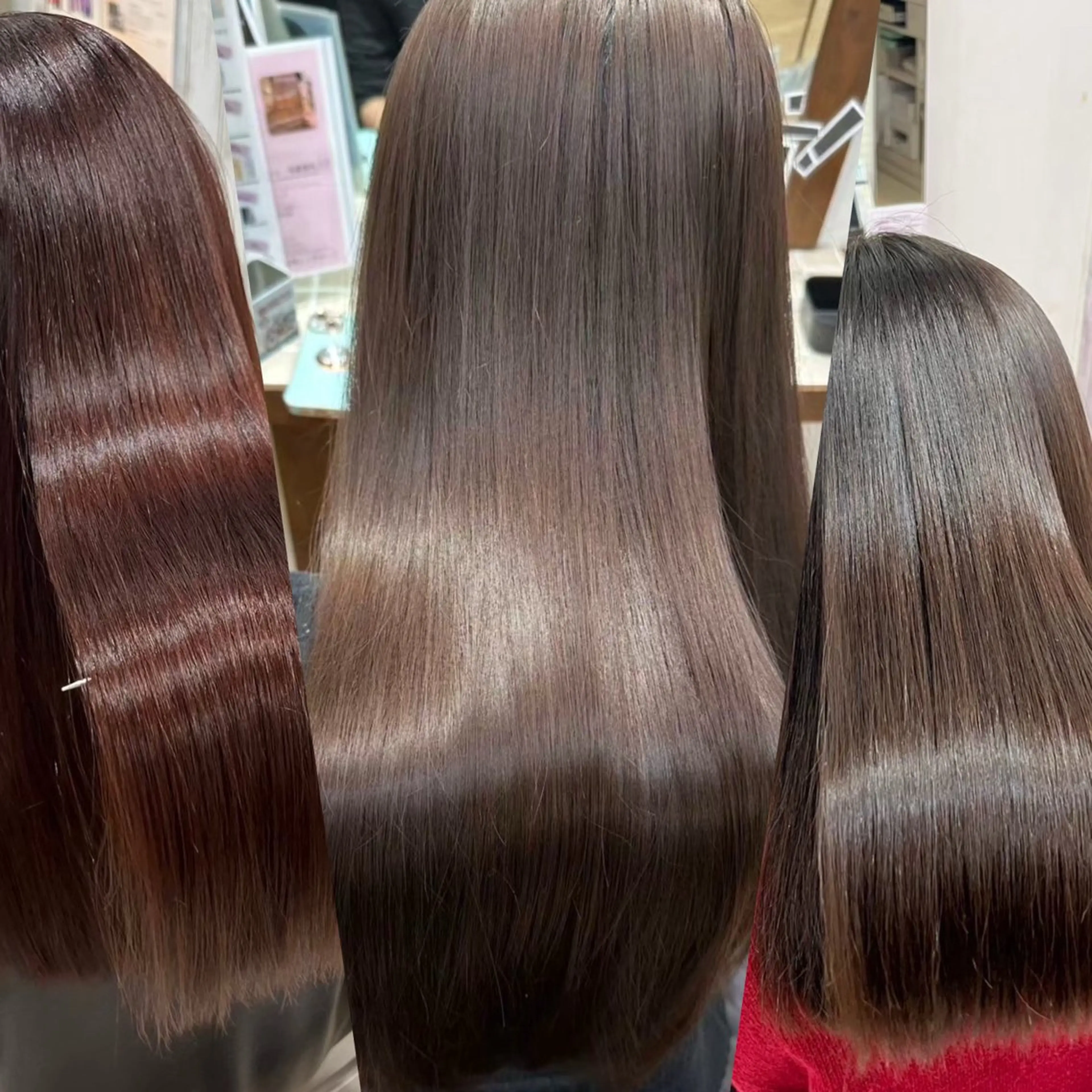 ロング カット 縮毛矯正 メンズ😎モテヘア ♠️しおり♠️のヘアスタイル