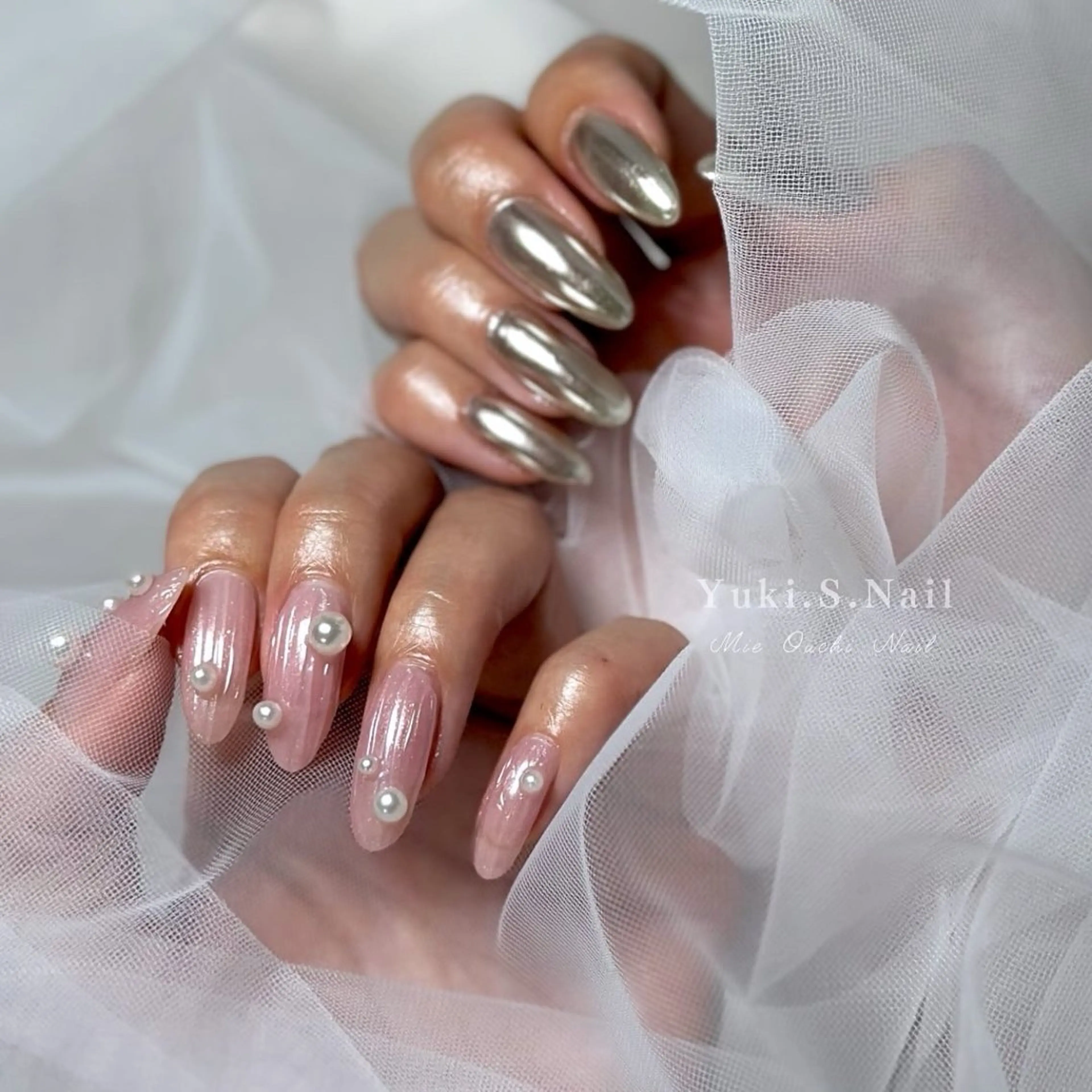 ロング ハンドネイル Yuki S.Nailのネイルデザイン