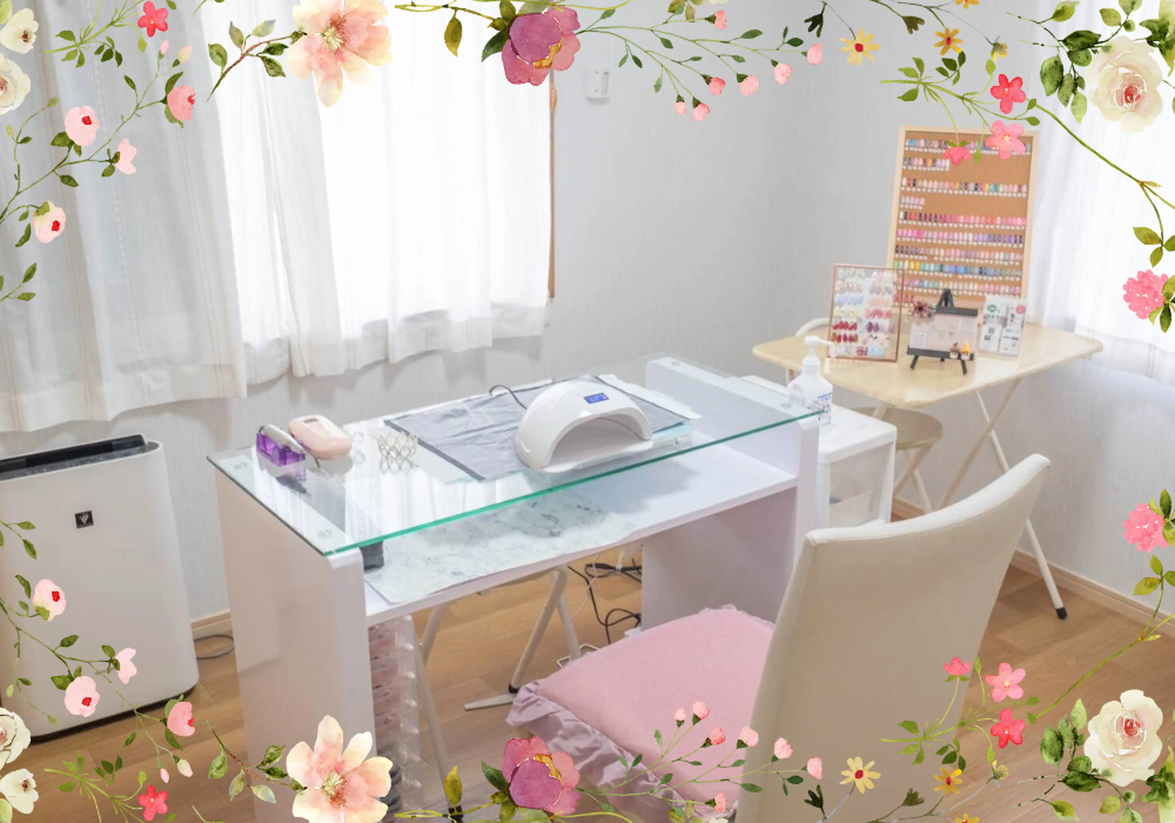 ネイルサロンrameruの内観・外観1