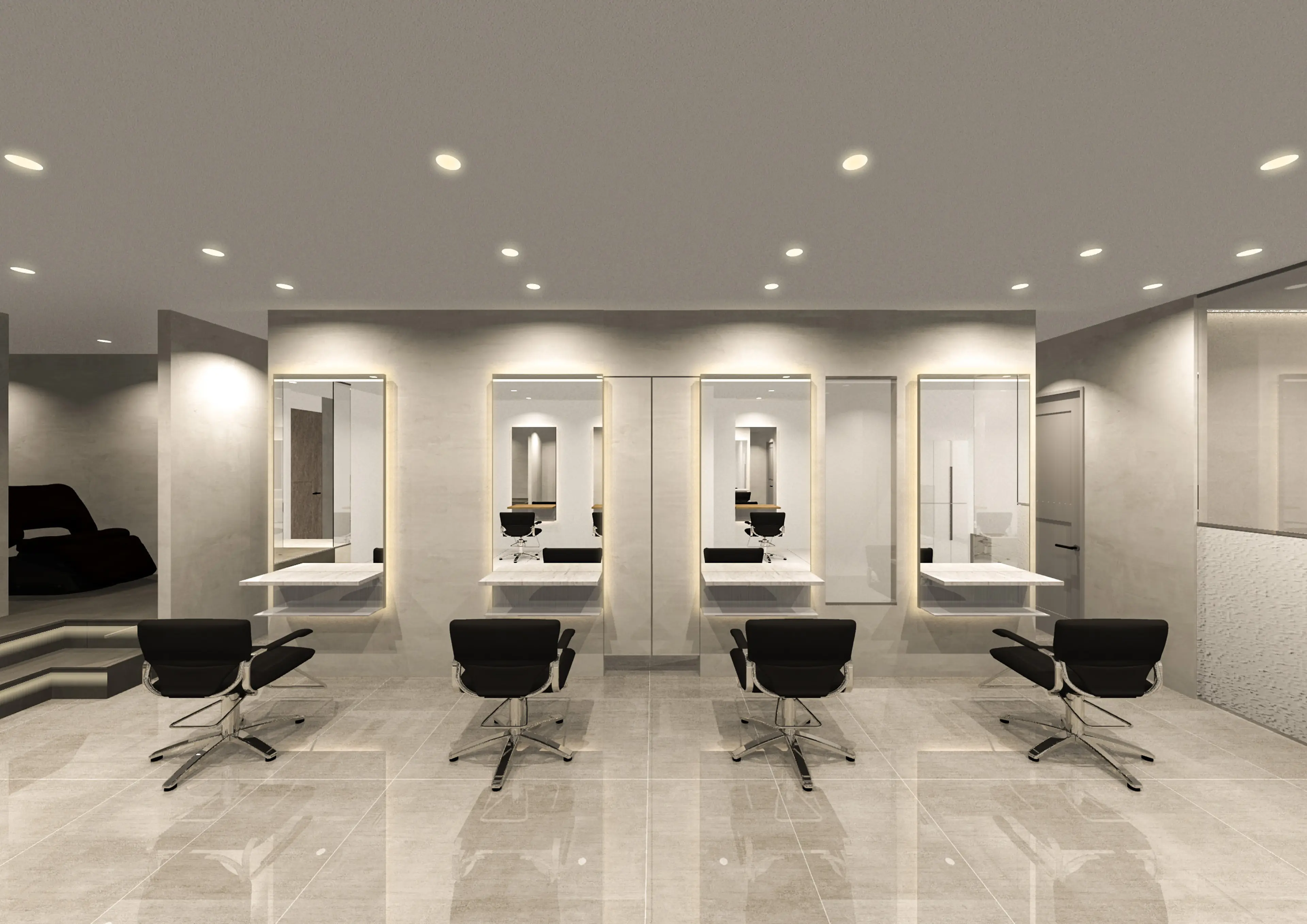 HAIR＆MAKE EARTH 上大岡店の内観・外観1