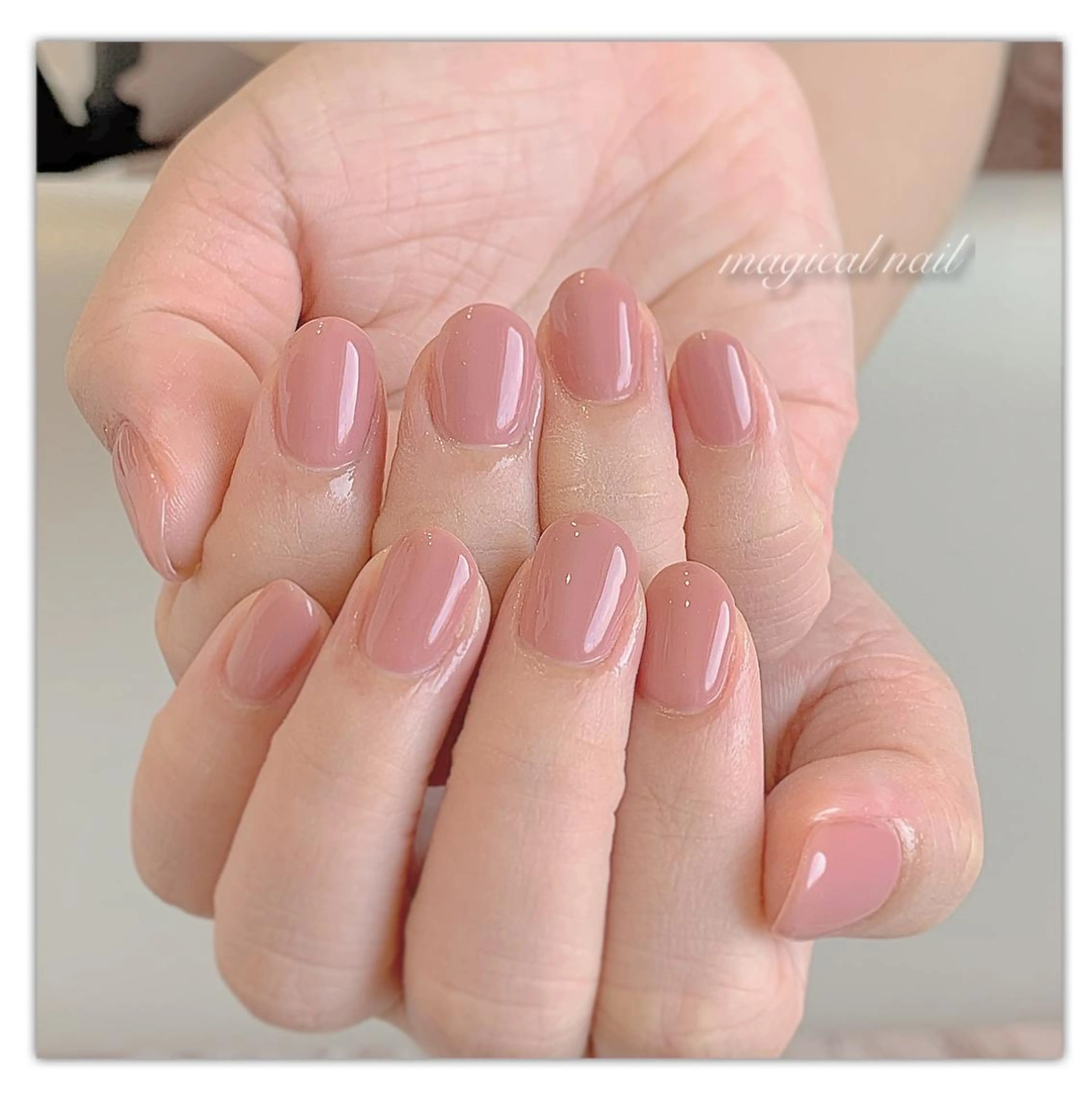 ネイル ワンカラーネイル ハンドネイル magical nailのネイルデザイン