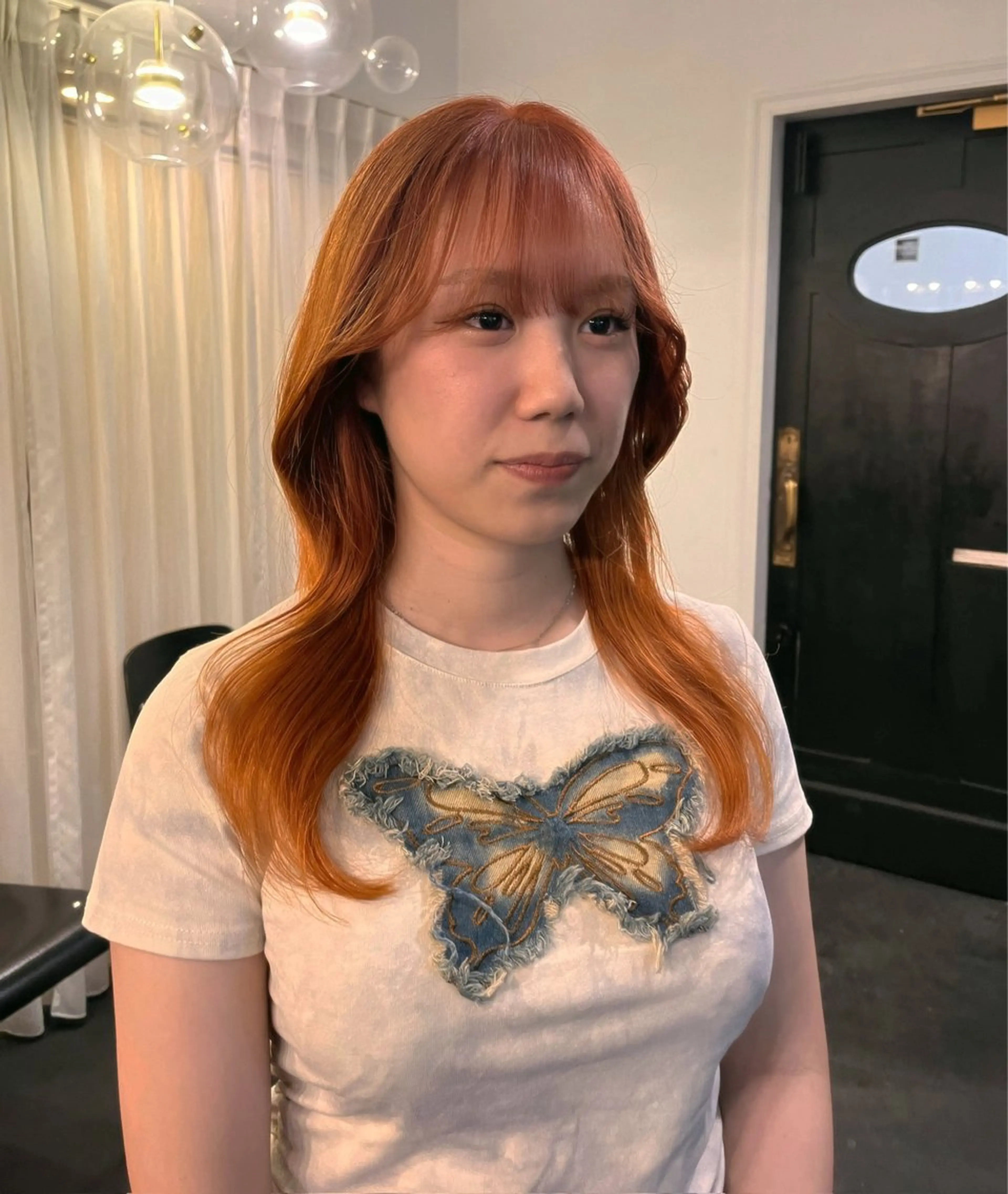 ロング ヘアカラー COME G HEAD 上之裏所属・高木 青空のヘアスタイル