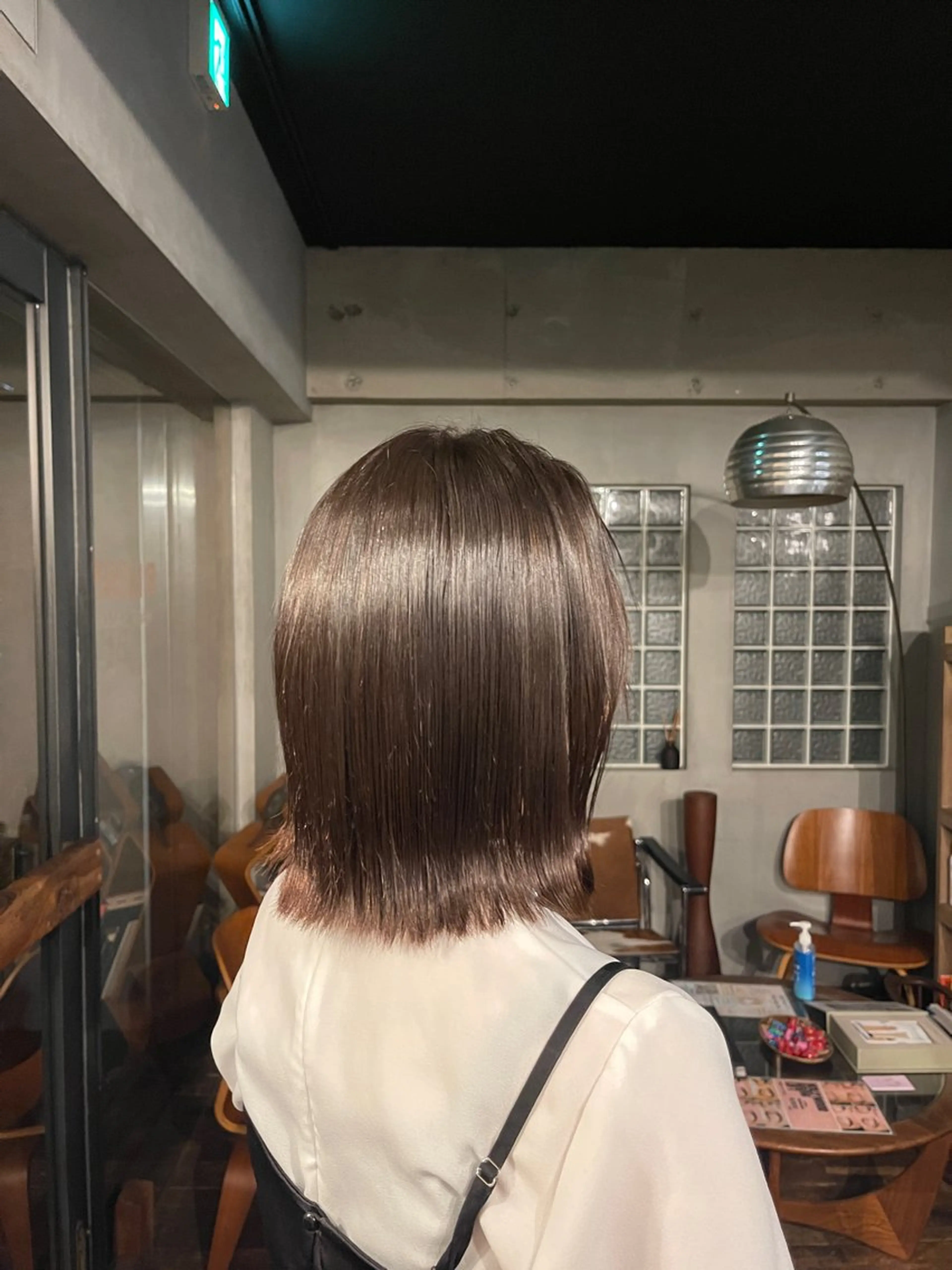 ミディアム カラー BLESS所属・sawahata mariaのヘアスタイル