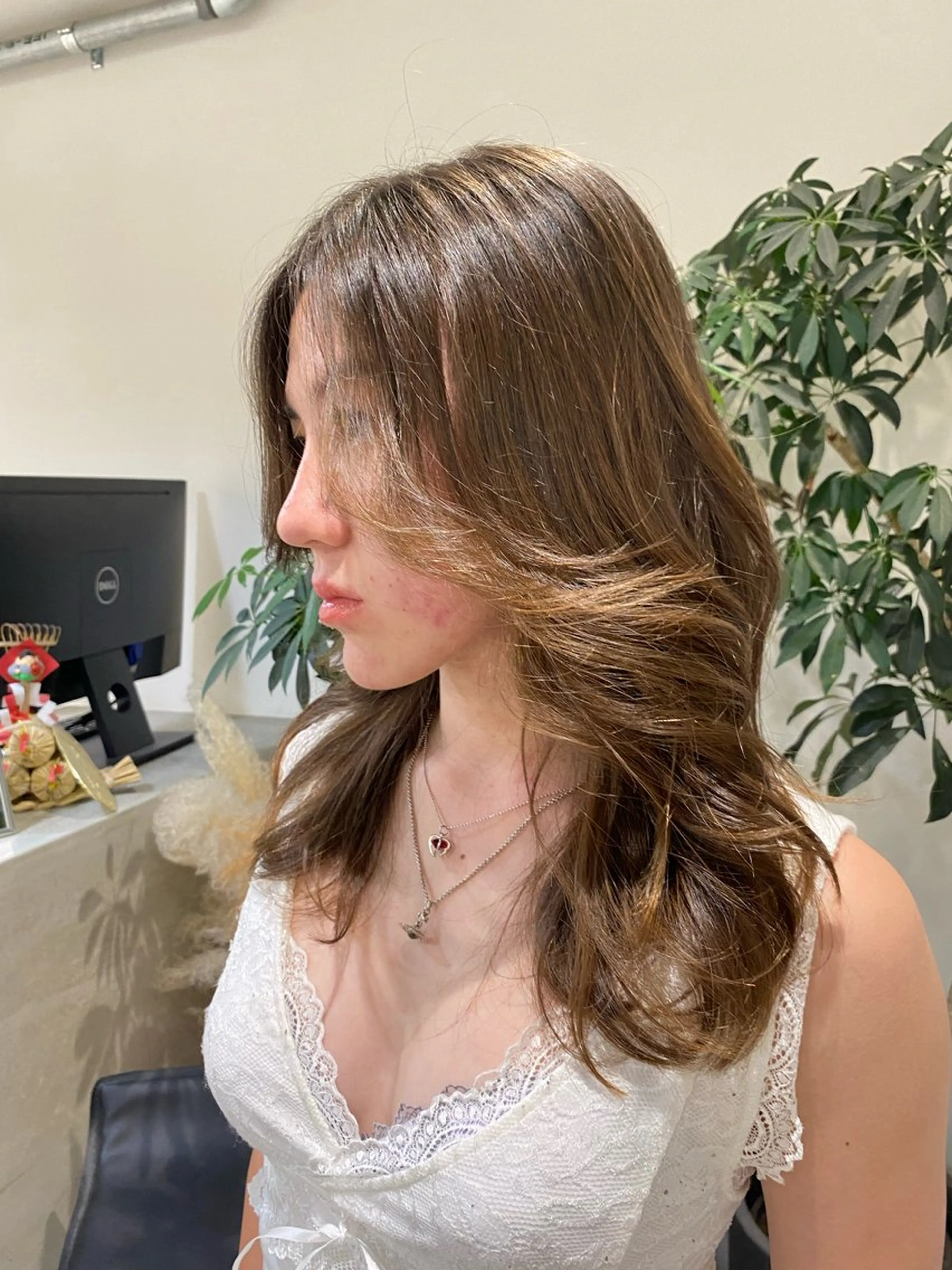 セミロング CIERA 堀江所属・西岡 あつみ/ 堀江美容室のヘアスタイル