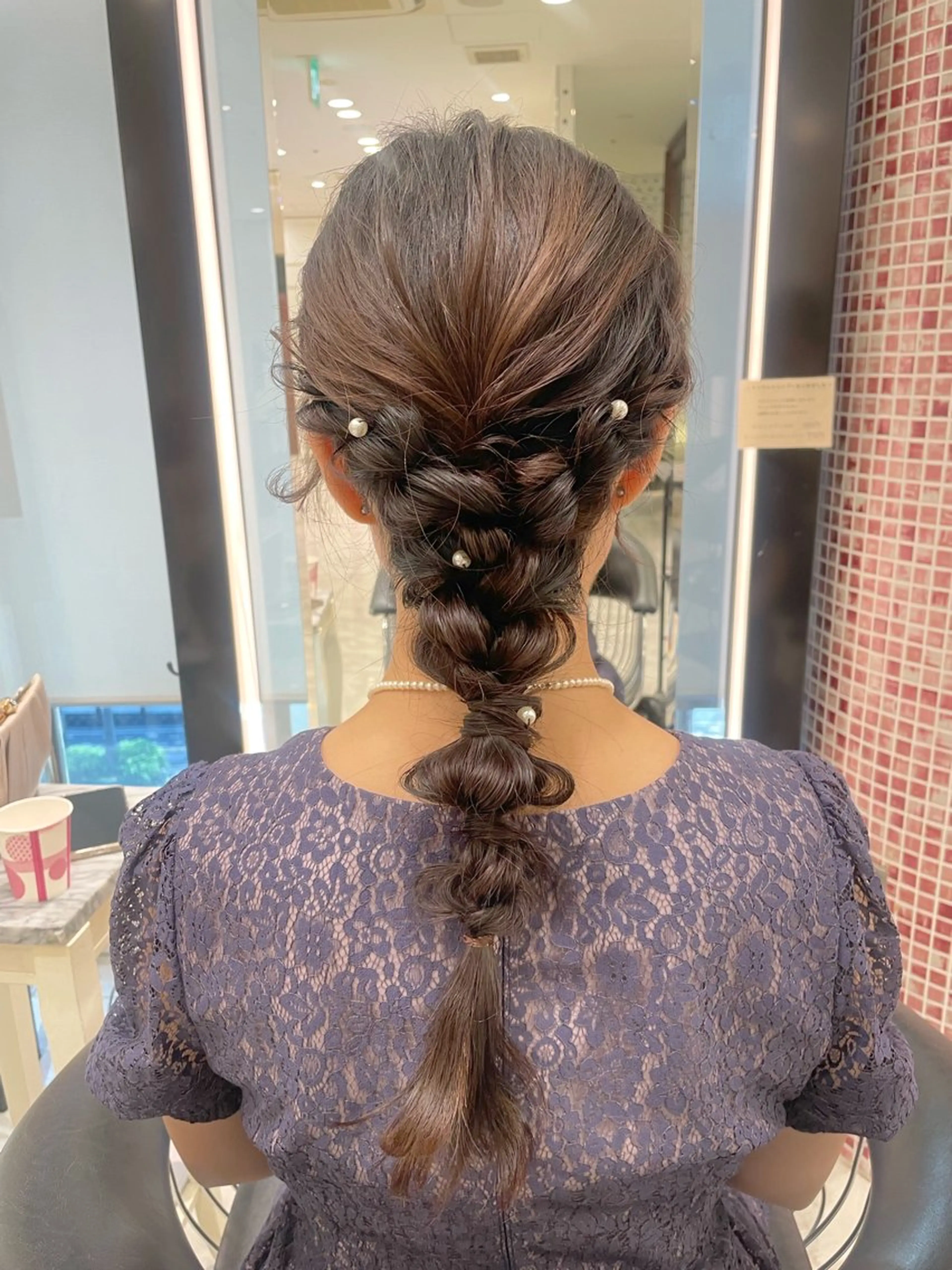 ロング ヘアセット 韓国風パーマ/ヘア セット/店長みづきのヘアスタイル